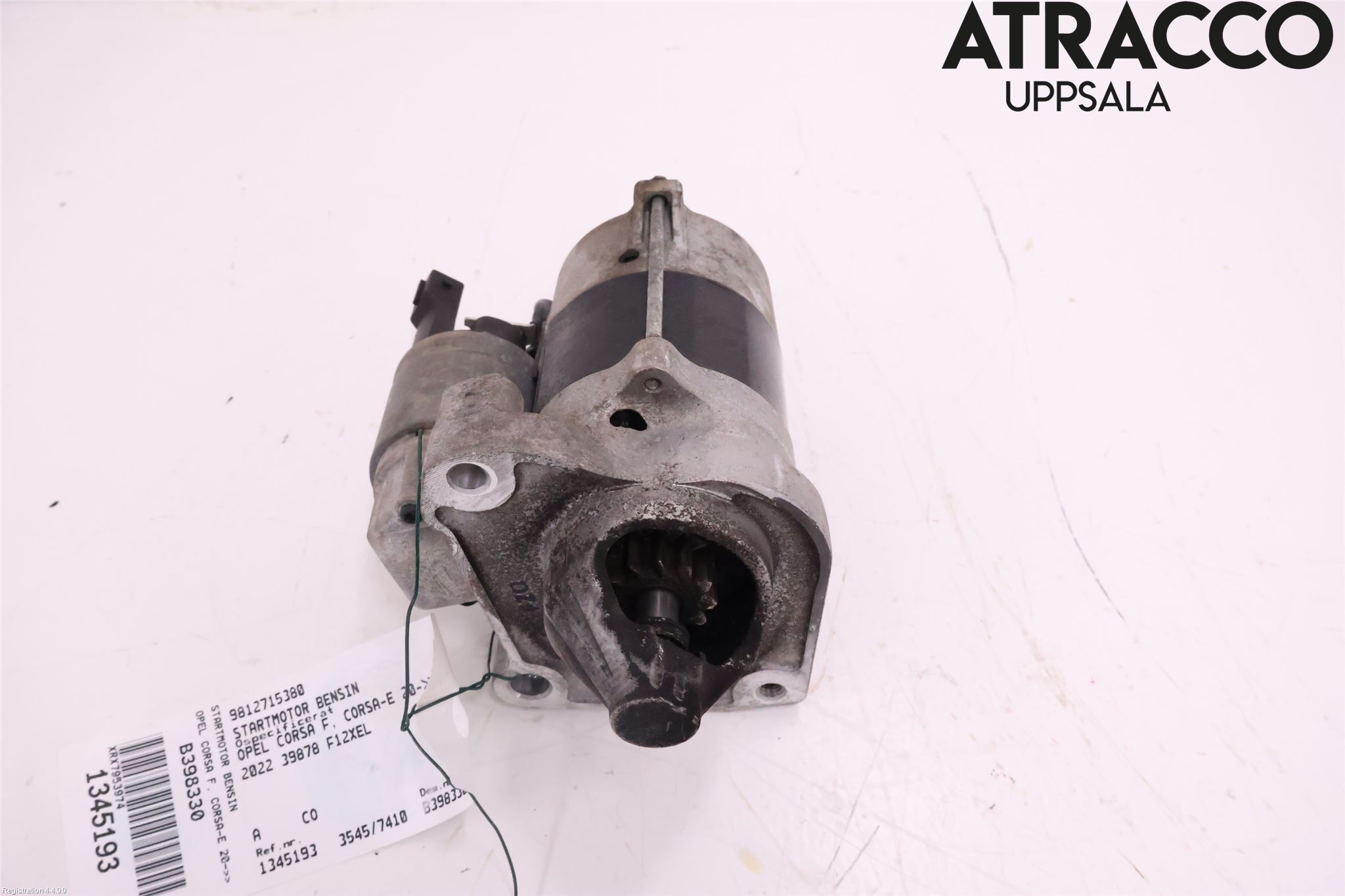 Opel CORSA F, CORSA-E 20- Startmotor