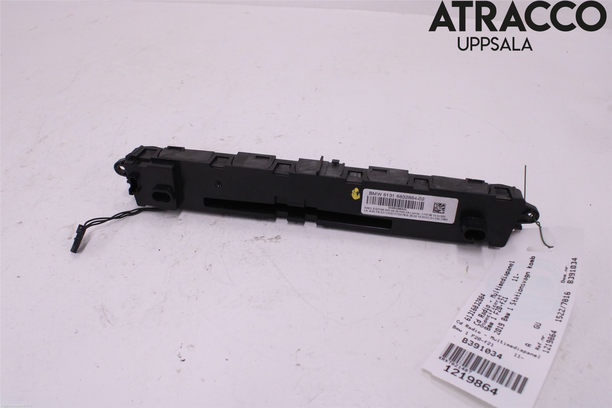 BMW 1 F20/F21 11-19 Cd Radio - Multimediapanel