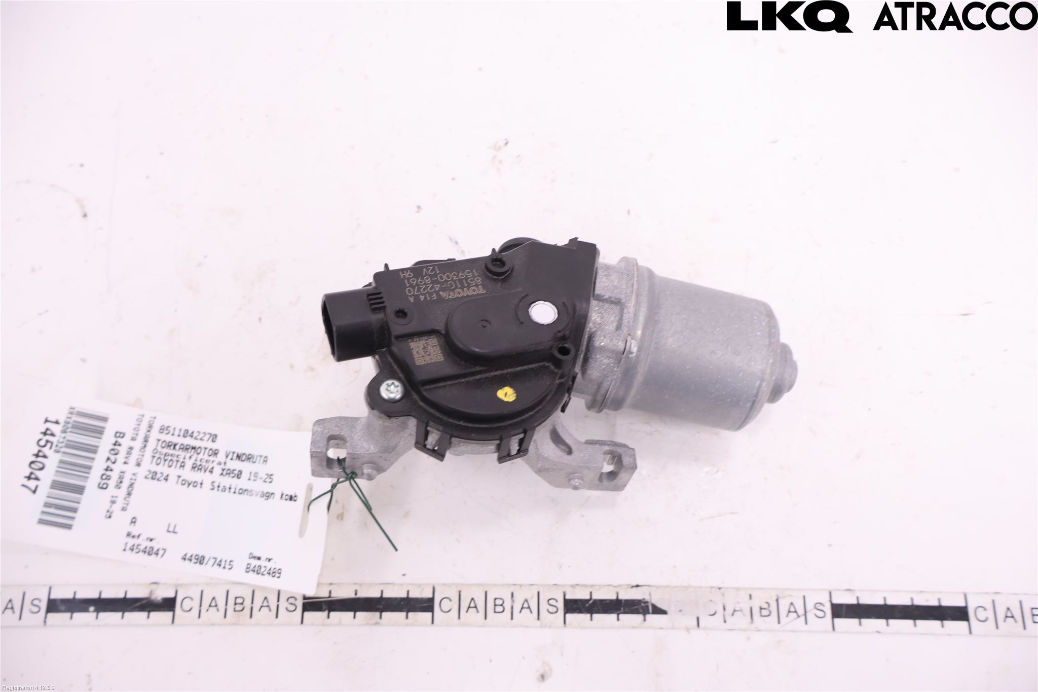 Toyota RAV4 19- Torkarmotor Vindruta