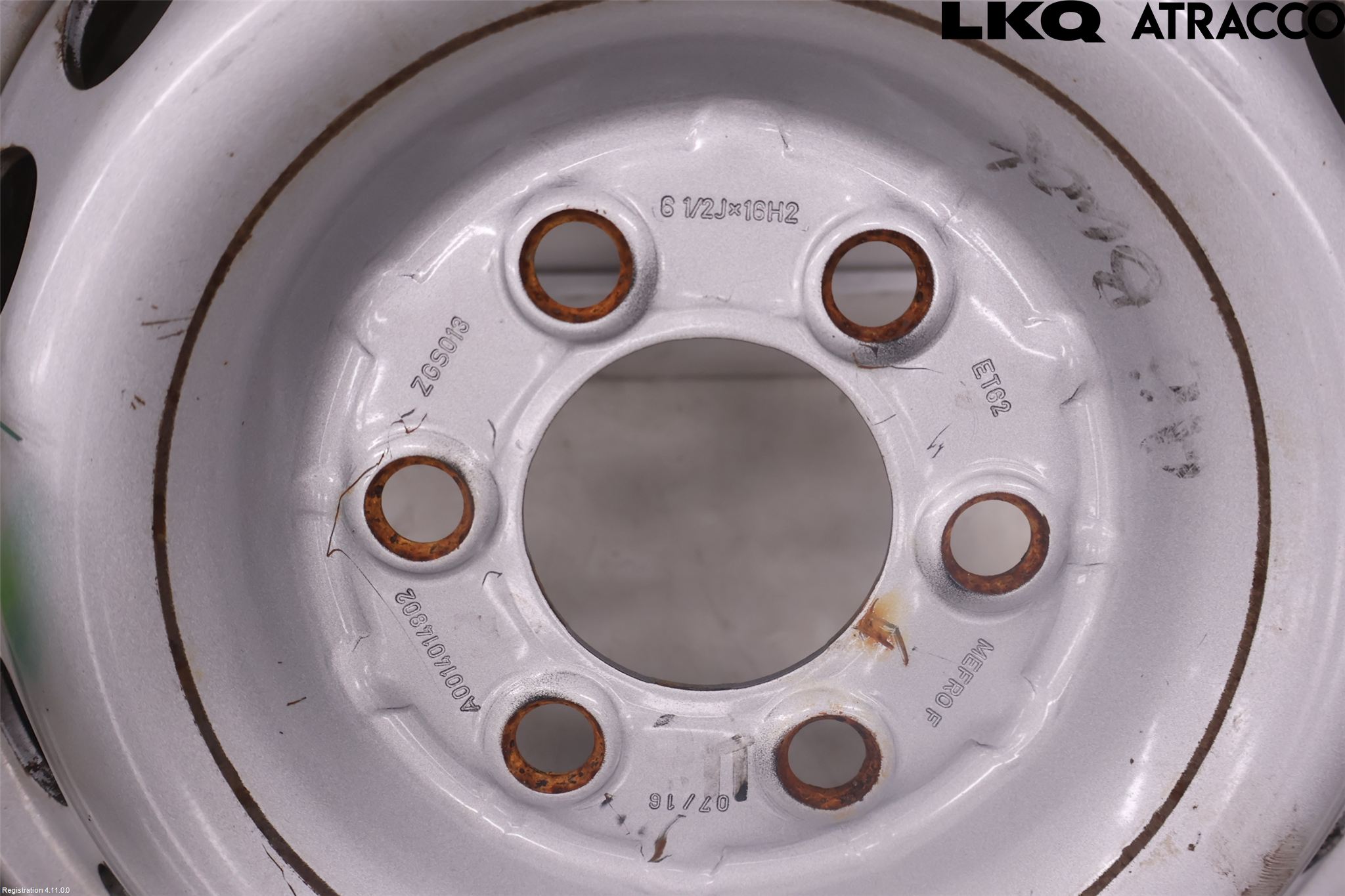 Mercedes-Benz MB SPRINTER (W906) 06-18 Fälgsats Plåt