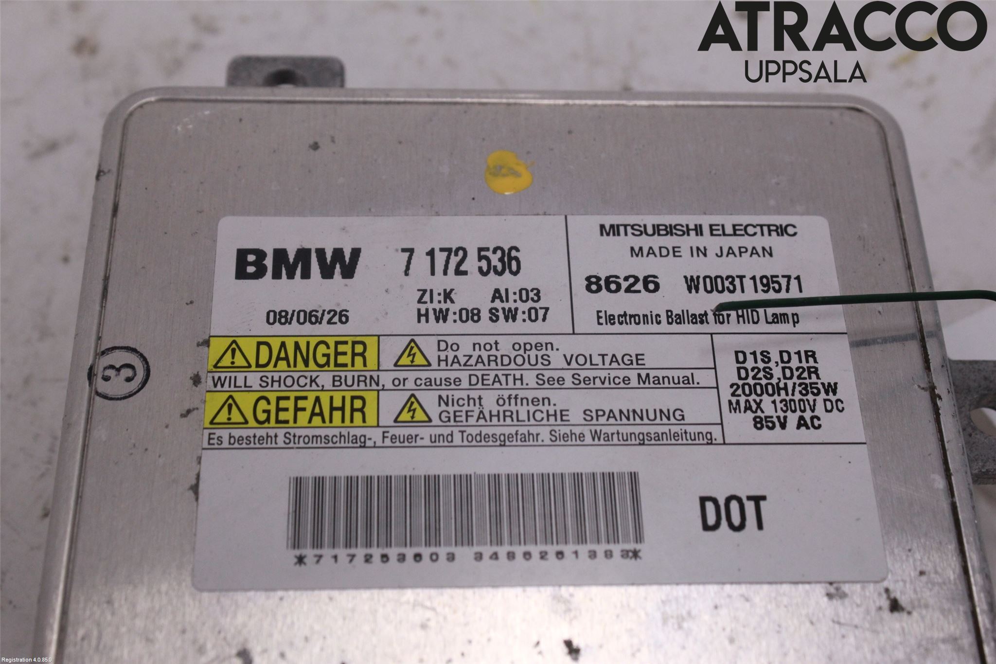 BMW 3 E90/91 SED/TOU 05-12 Styrenhet Strålkastare