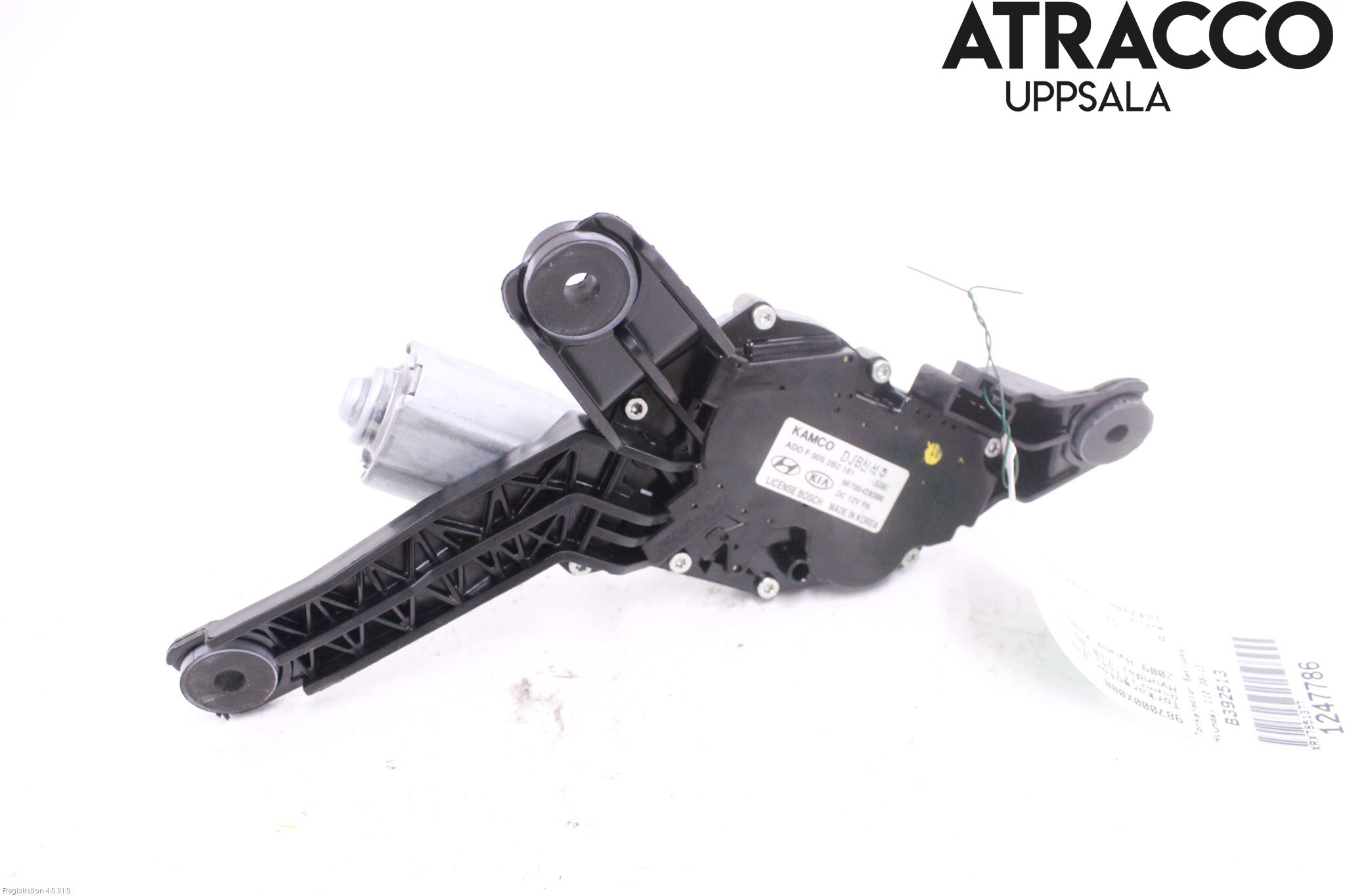 Hyundai i10 PA 08-13 Torkarmotor Baklucka
