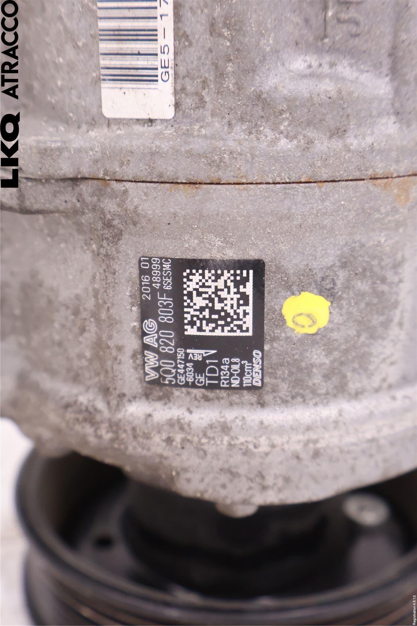 Volkswagen VW GOLF / E-GOLF VII 13-20 Ac Kompressor