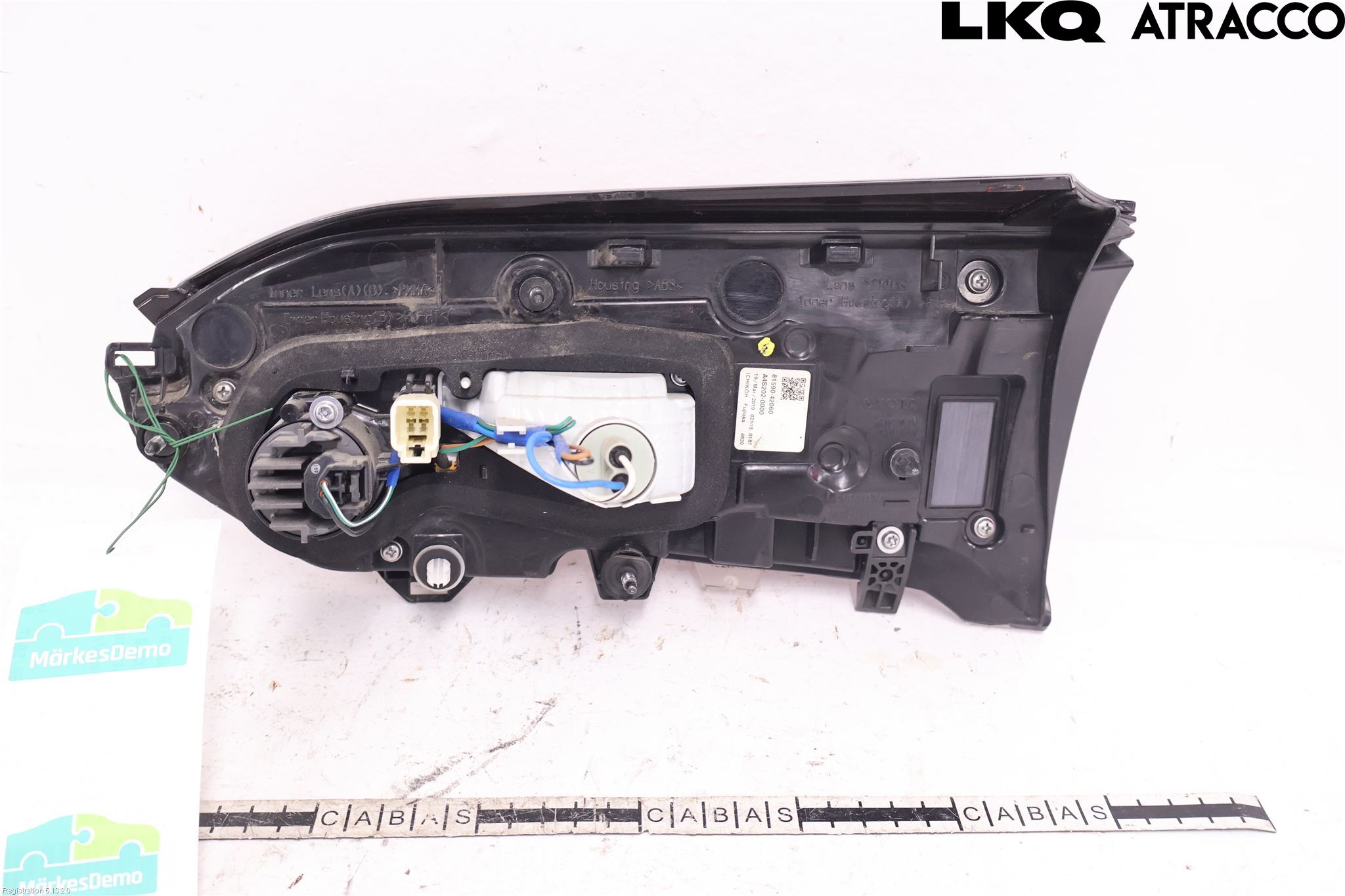 Toyota RAV4 19- Bakljus Lucka Vä