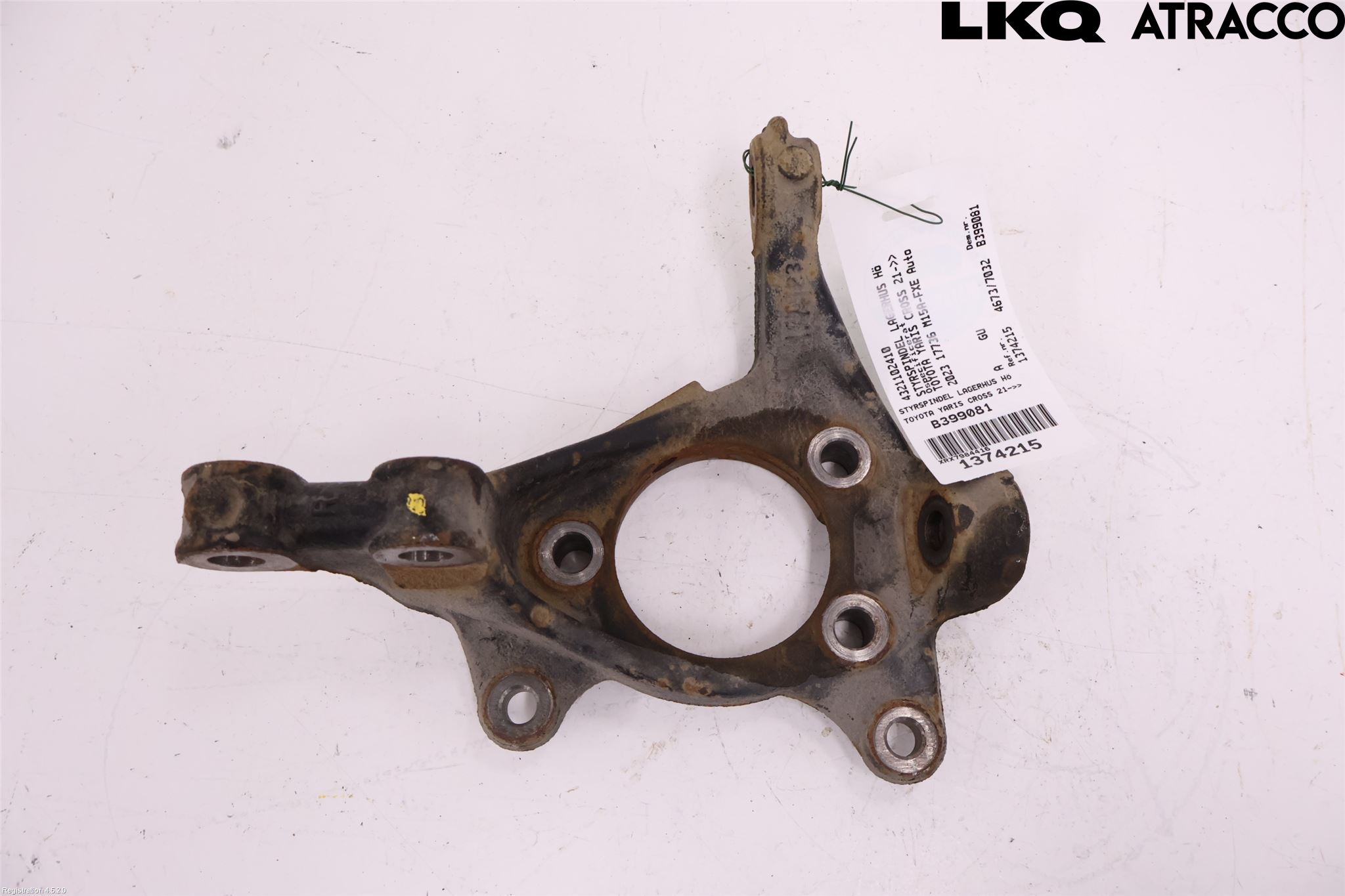 Toyota YARIS CROSS XP21 21- Styrspindel Lagerhus Hö