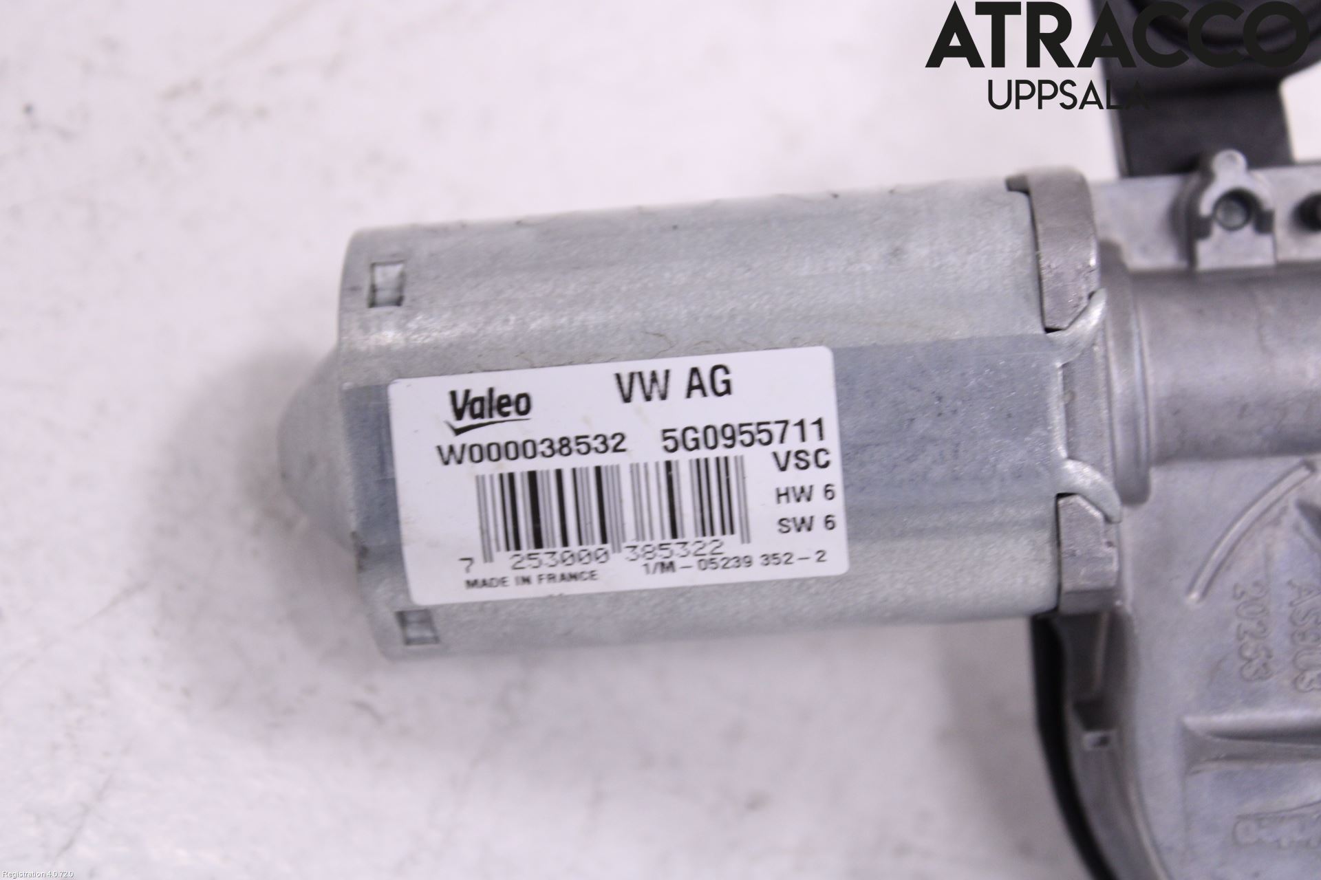 Volkswagen VW GOLF / E-GOLF VII 13-20 Torkarmotor Baklucka