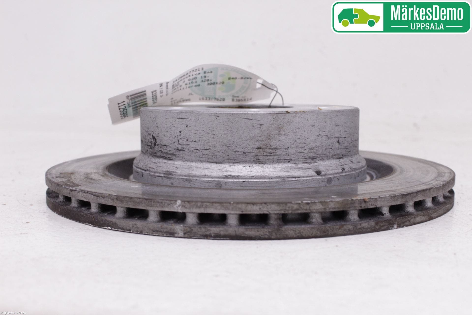 BMW 3 G20/G21/G80/G81 19- Bromsskiva Bak