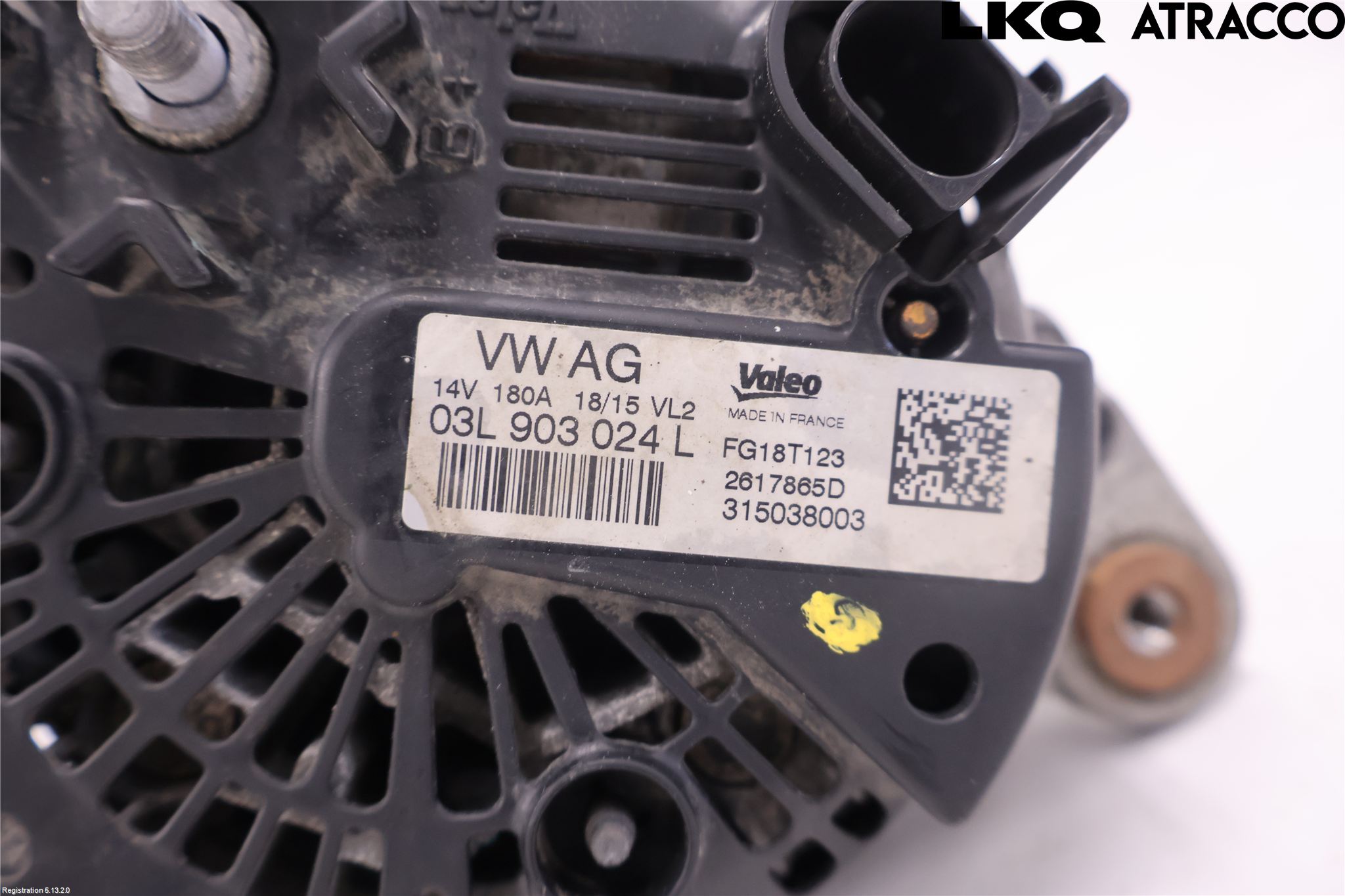 Volkswagen VW PASSAT 15-19 Generator