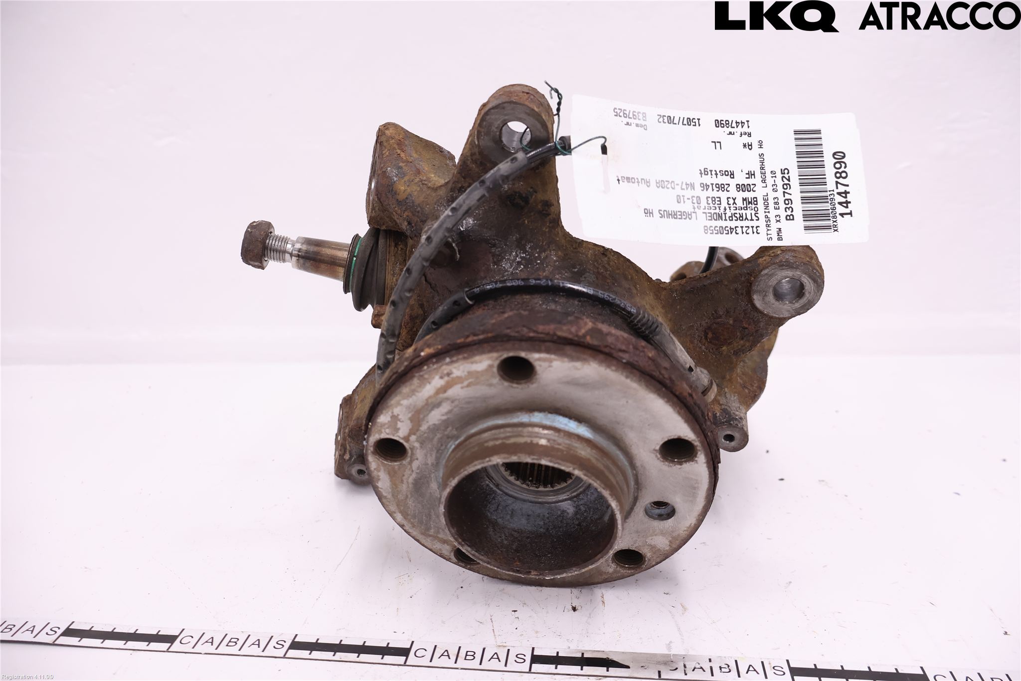 BMW X3 E83     03-10 Styrspindel Lagerhus Hö