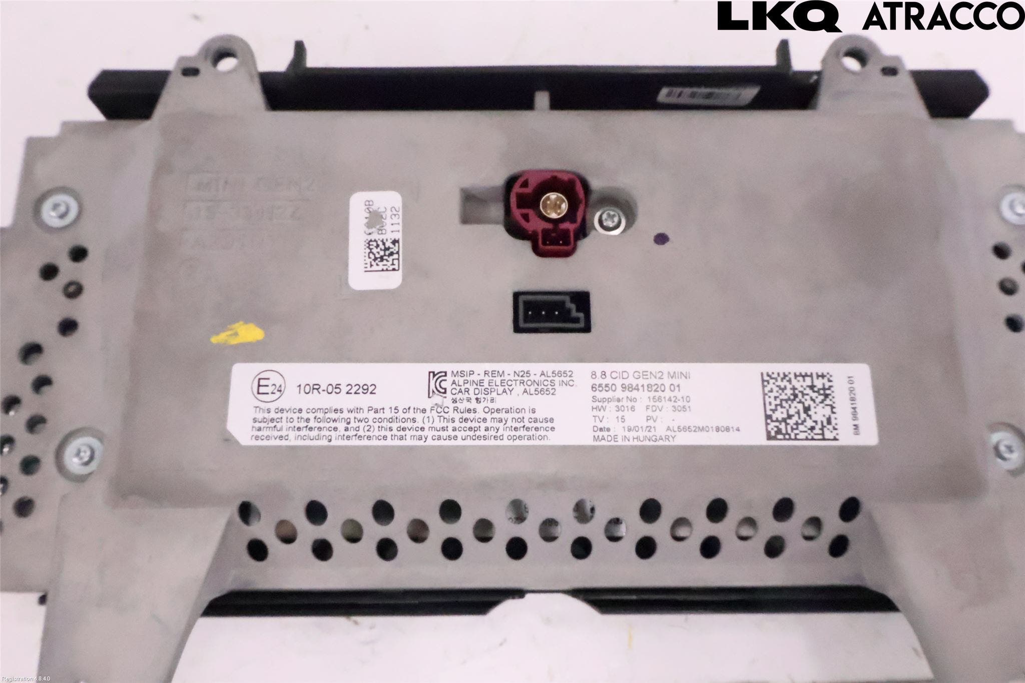 Mini ONE/COOPER 3DR F56 14-24 Bildskärm