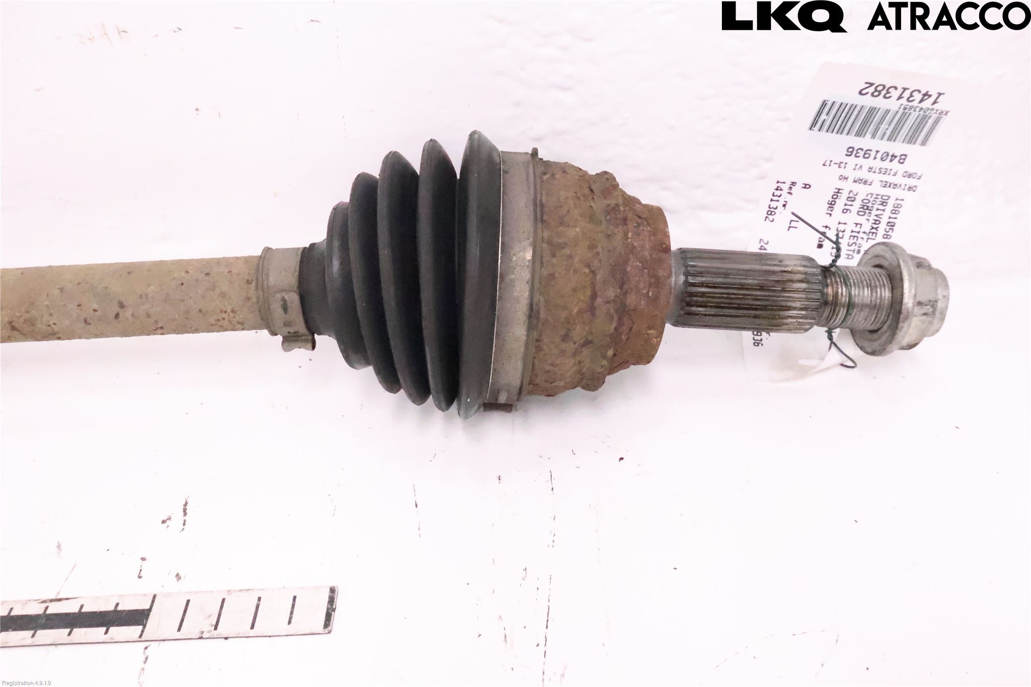 Ford FIESTA 13-17 Drivaxel Fram Höger