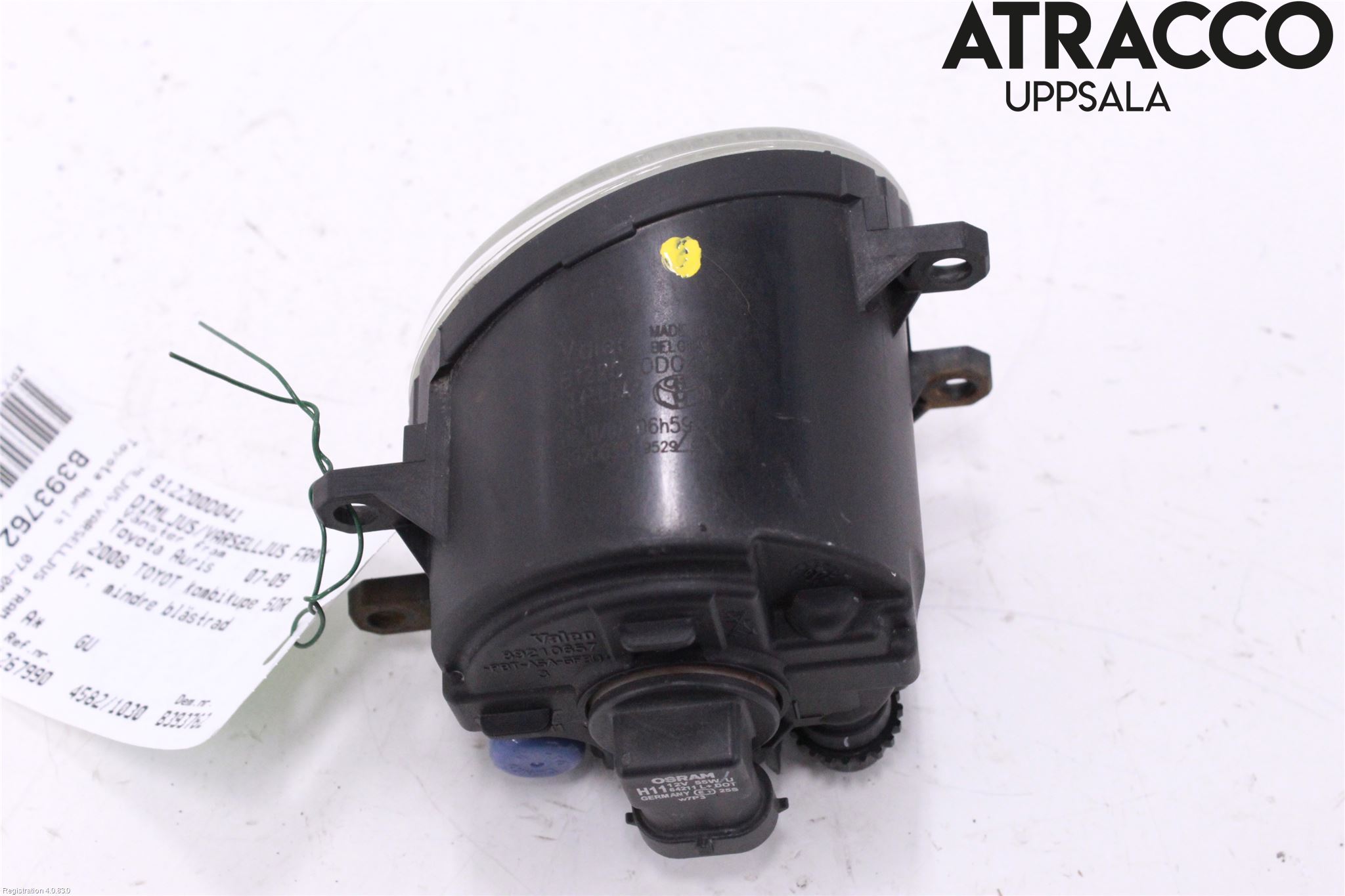 Toyota AURIS 07-09 Dimljus-Varselljus Fram