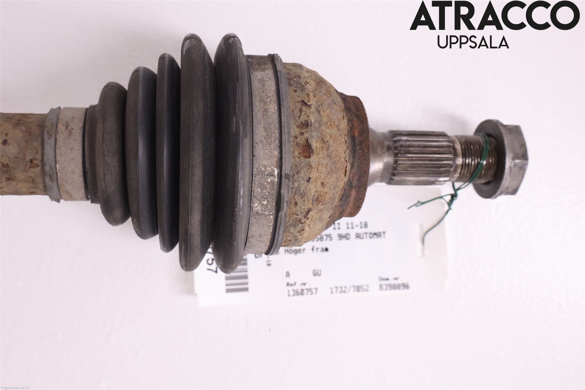 Citroen C4 II 11-18 Drivaxel Fram Höger