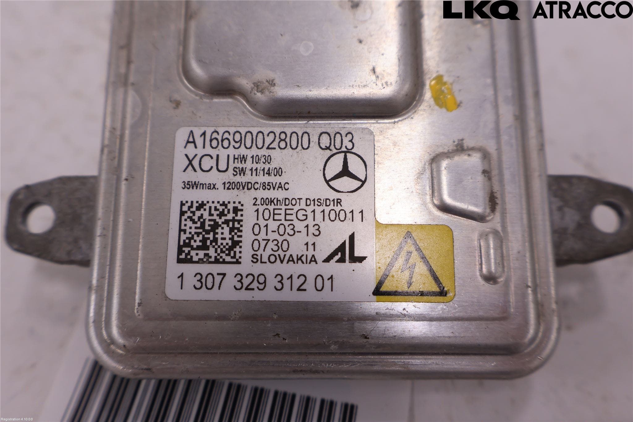 Mercedes-Benz MB B-KLASS (W246/W242) 12-19 Styrenhet Strålkastare