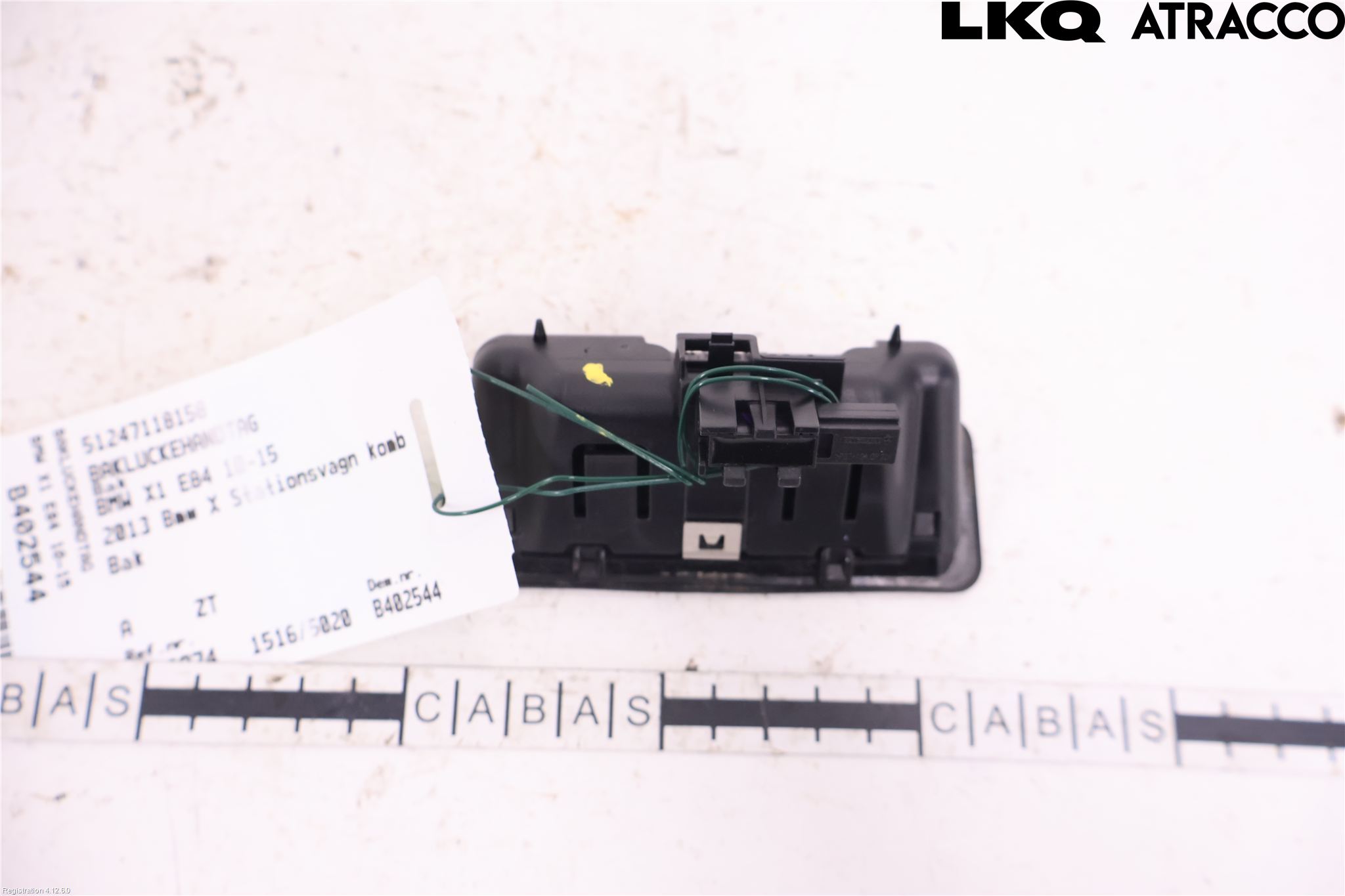 BMW X1 E84 10-15 Bakluckehandtag
