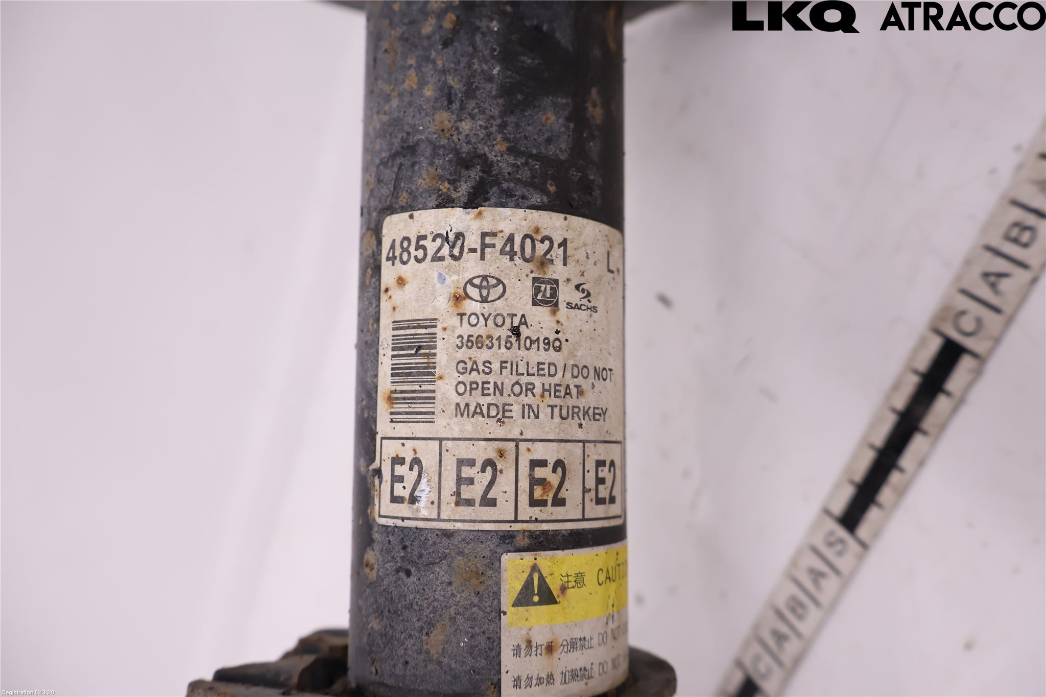 Toyota C-HR 16-23 Fjäderben Fram Vänster