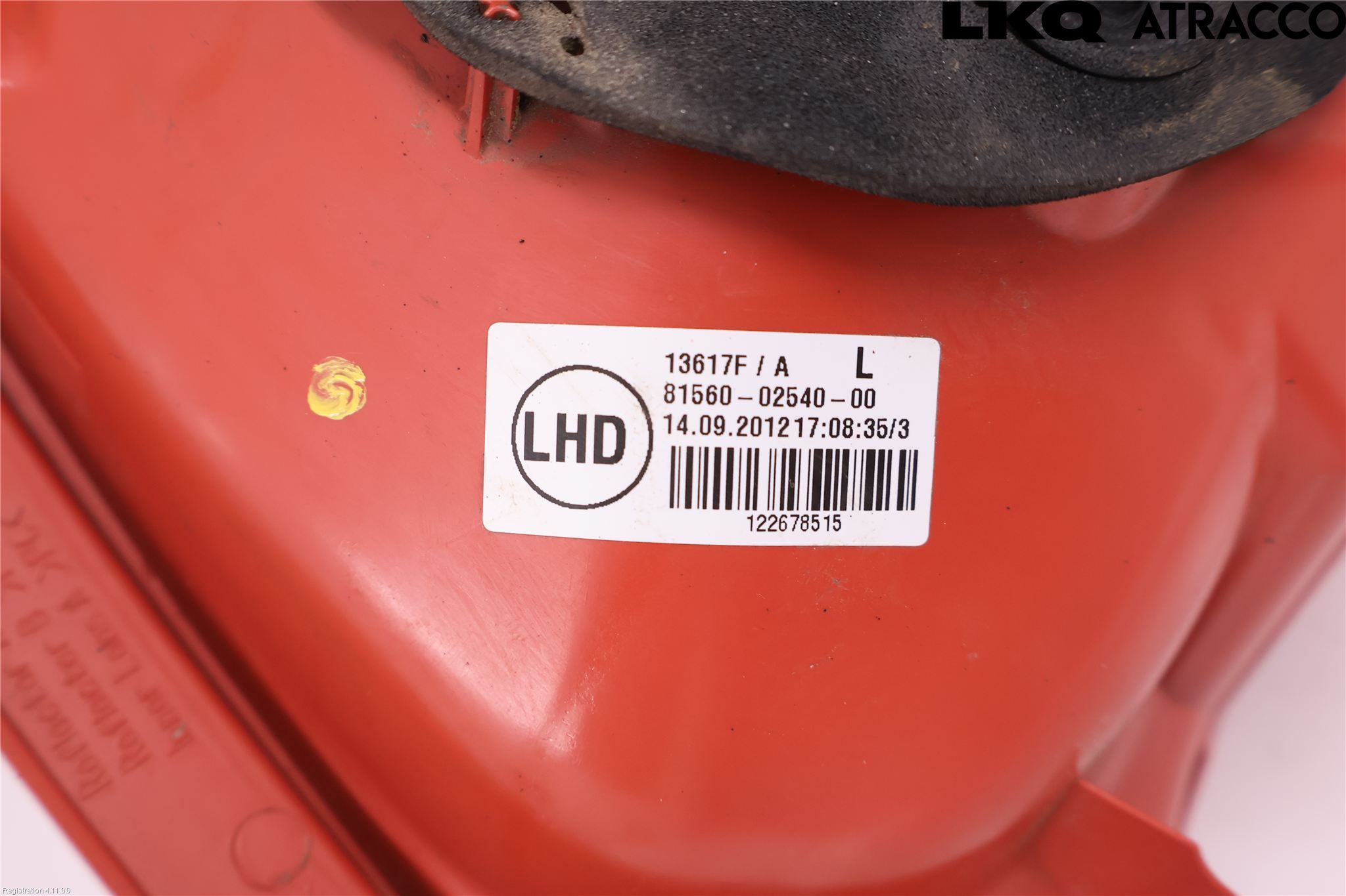 Toyota AURIS 10-12 Bakljus Vänster