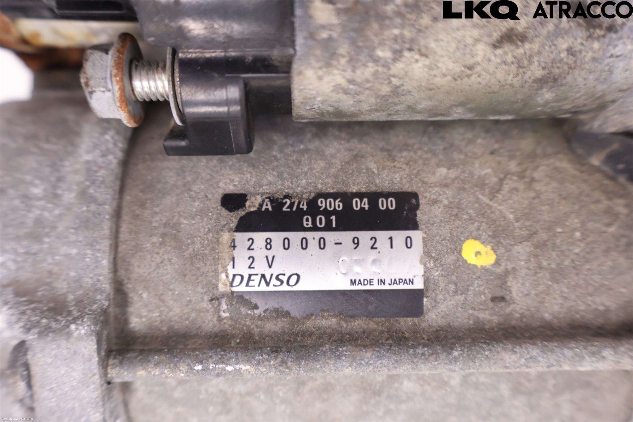 Mercedes-Benz MB C-KLASS (W204) 07-15 Startmotor