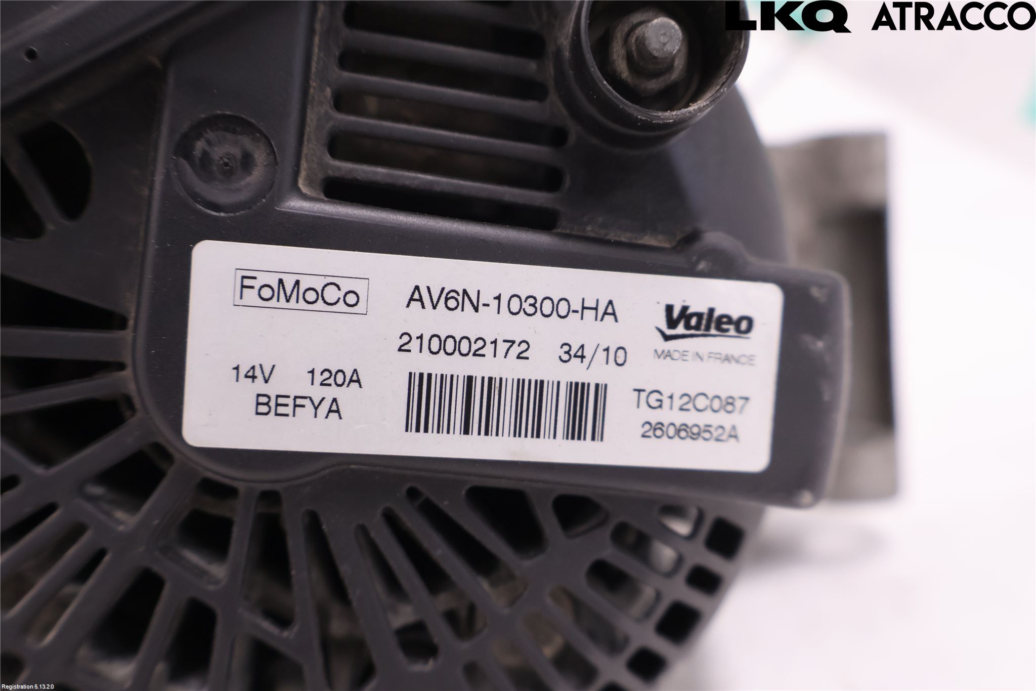 Ford FIESTA 09-12 Generator