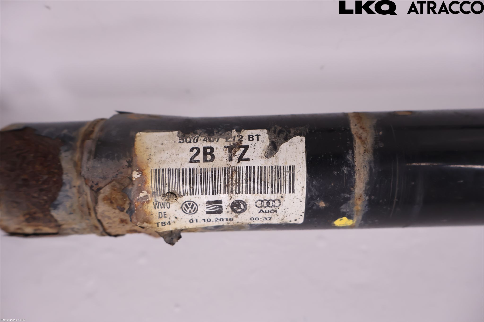 Volkswagen VW CADDY 16-20 Drivaxel Fram Höger