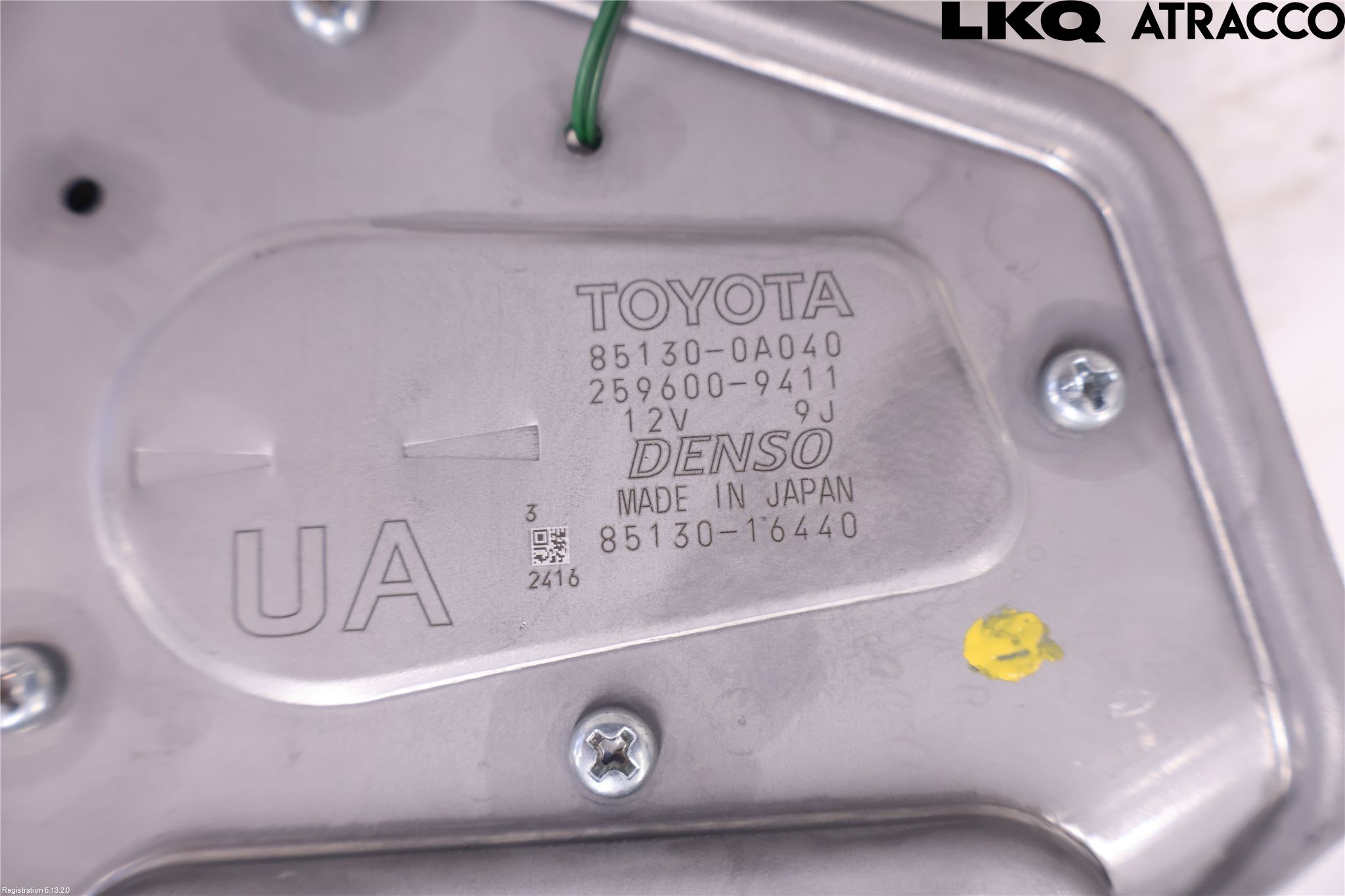 Toyota COROLLA CROSS XG10 22- Torkarmotor Baklucka