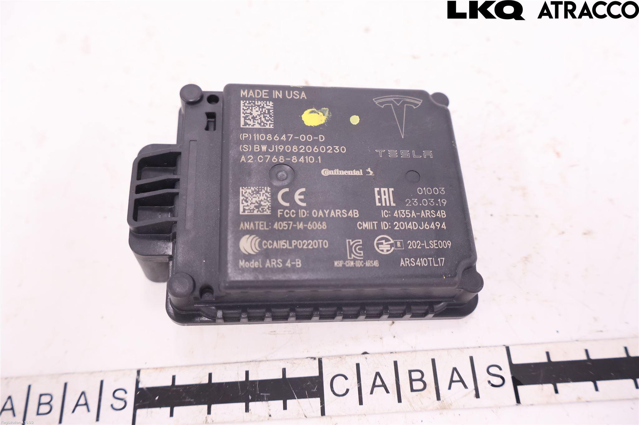 Tesla MODEL 3 17- Sensor Adaptiv Farthållare