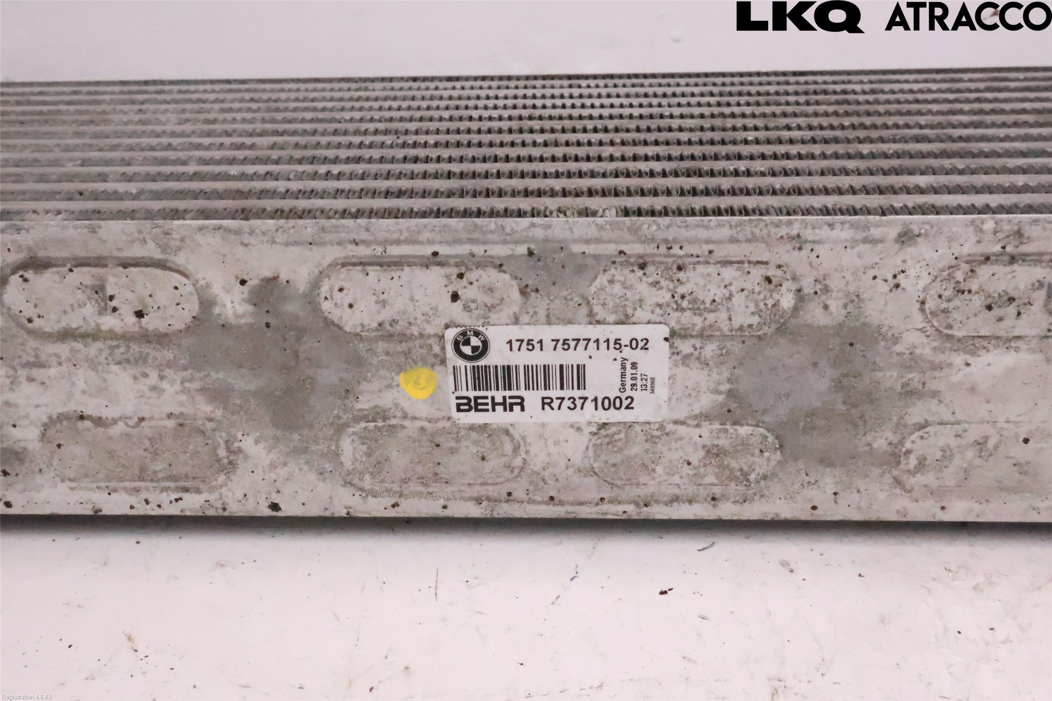 BMW 7 F01/02/03/04 09-15 Laddluft-Intercooler Kyl