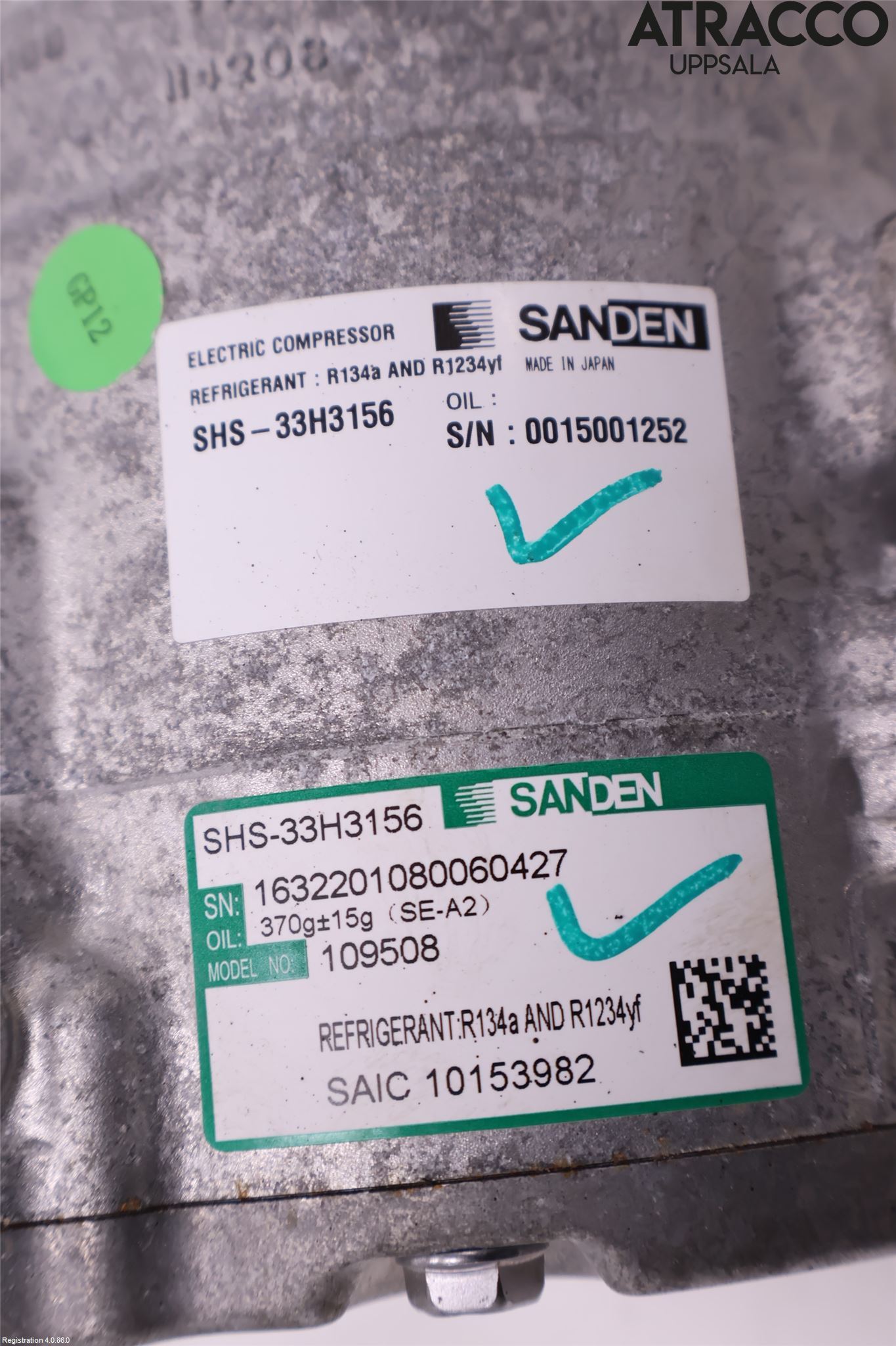 MG MARVEL R 22- Ac Kompressor