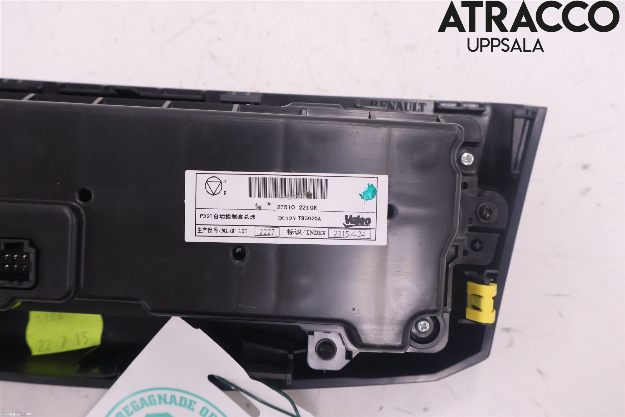 Renault KADJAR 15- Ac Styrenhet Ac Manöveren