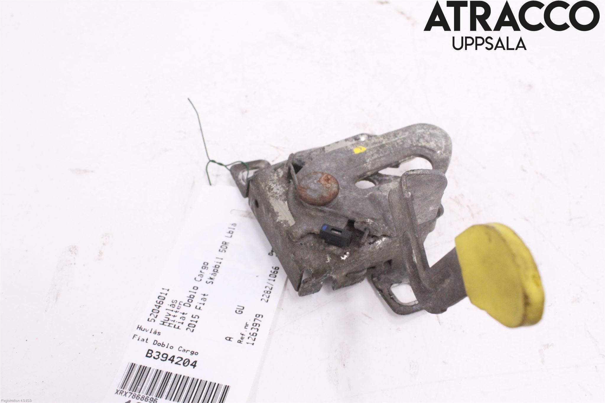 Fiat DOBLO CARGO Huvlås