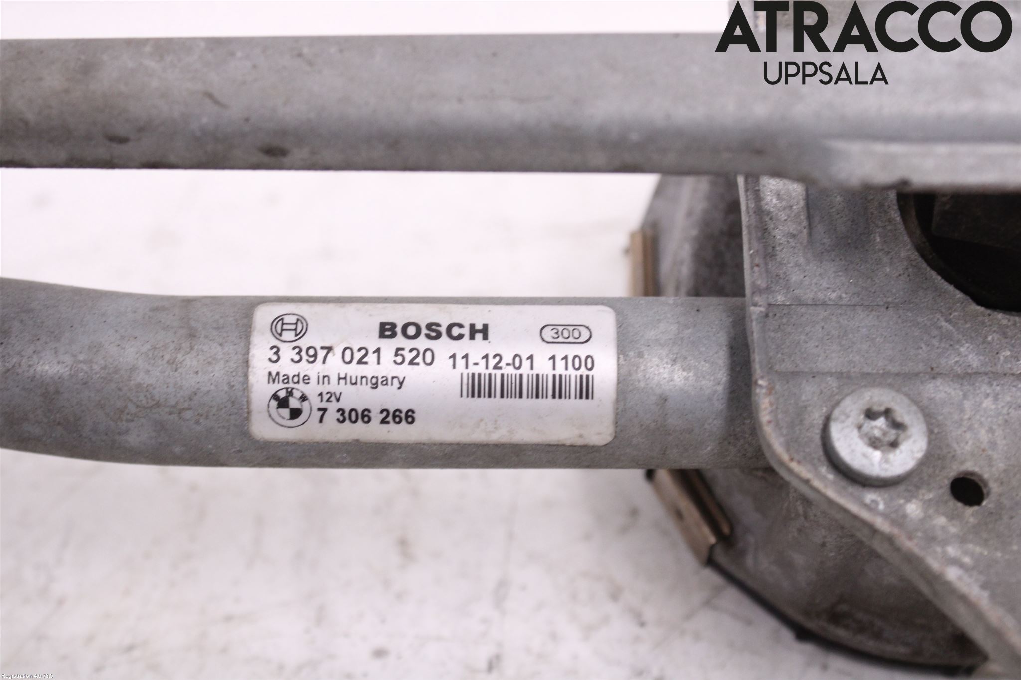 BMW 5 F10/F11/F18 09-17 Torkarmotor Vindruta