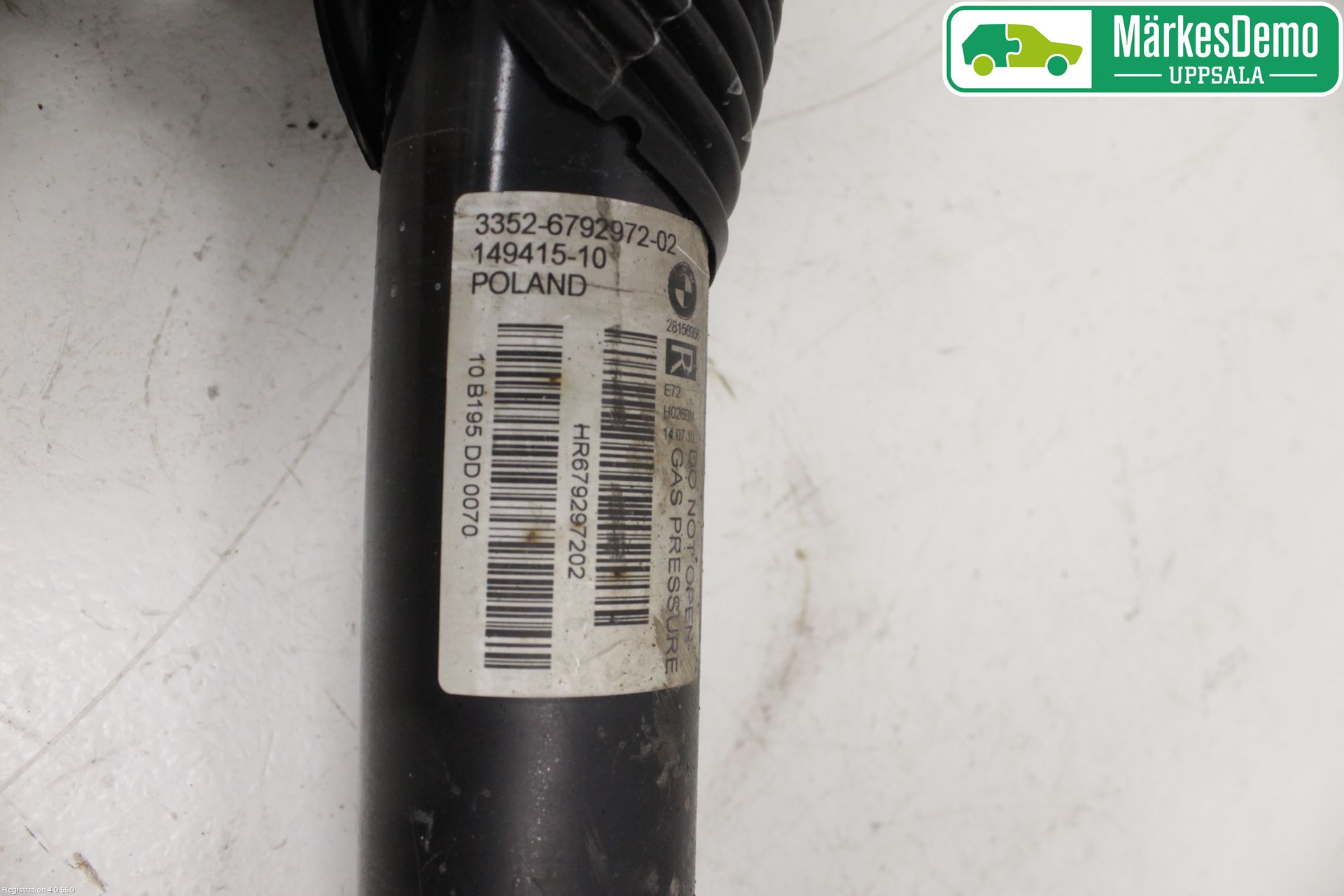 BMW X6 E71/E72   08-14 Stötdämpare Bak