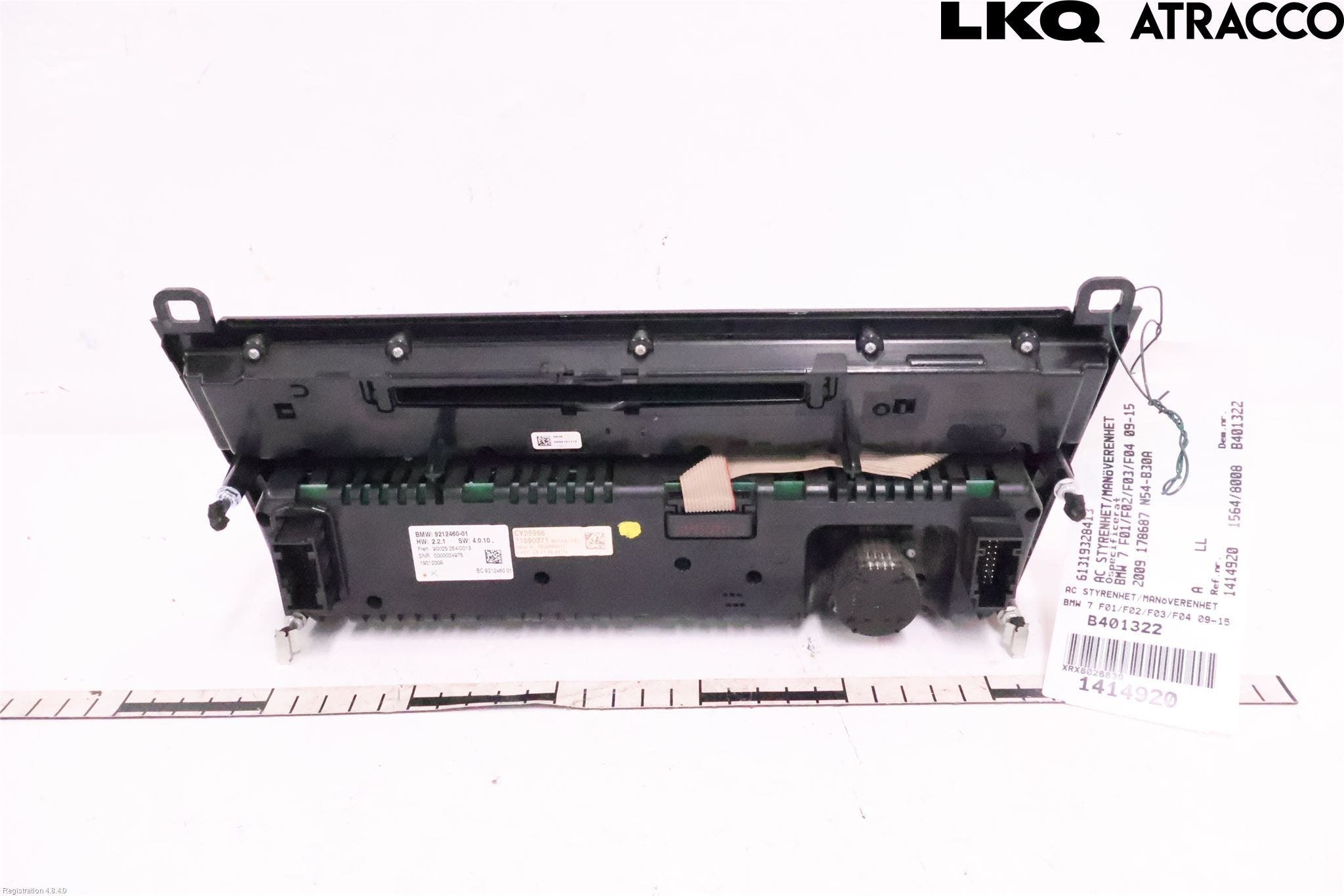 BMW 7 F01/02/03/04 09-15 Ac Styrenhet Ac Manöveren