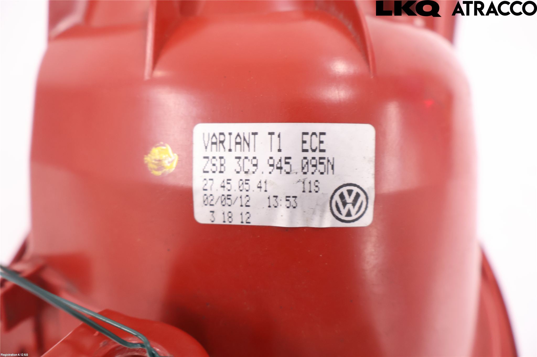 Volkswagen VW PASSAT 05-11 Bakljus Vänster