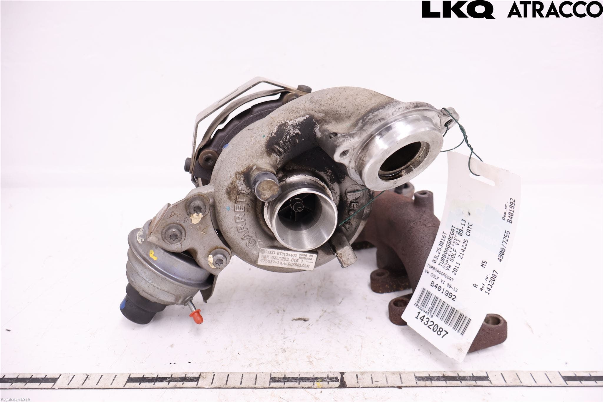 Volkswagen VW GOLF VI 09-13 Turboaggregat