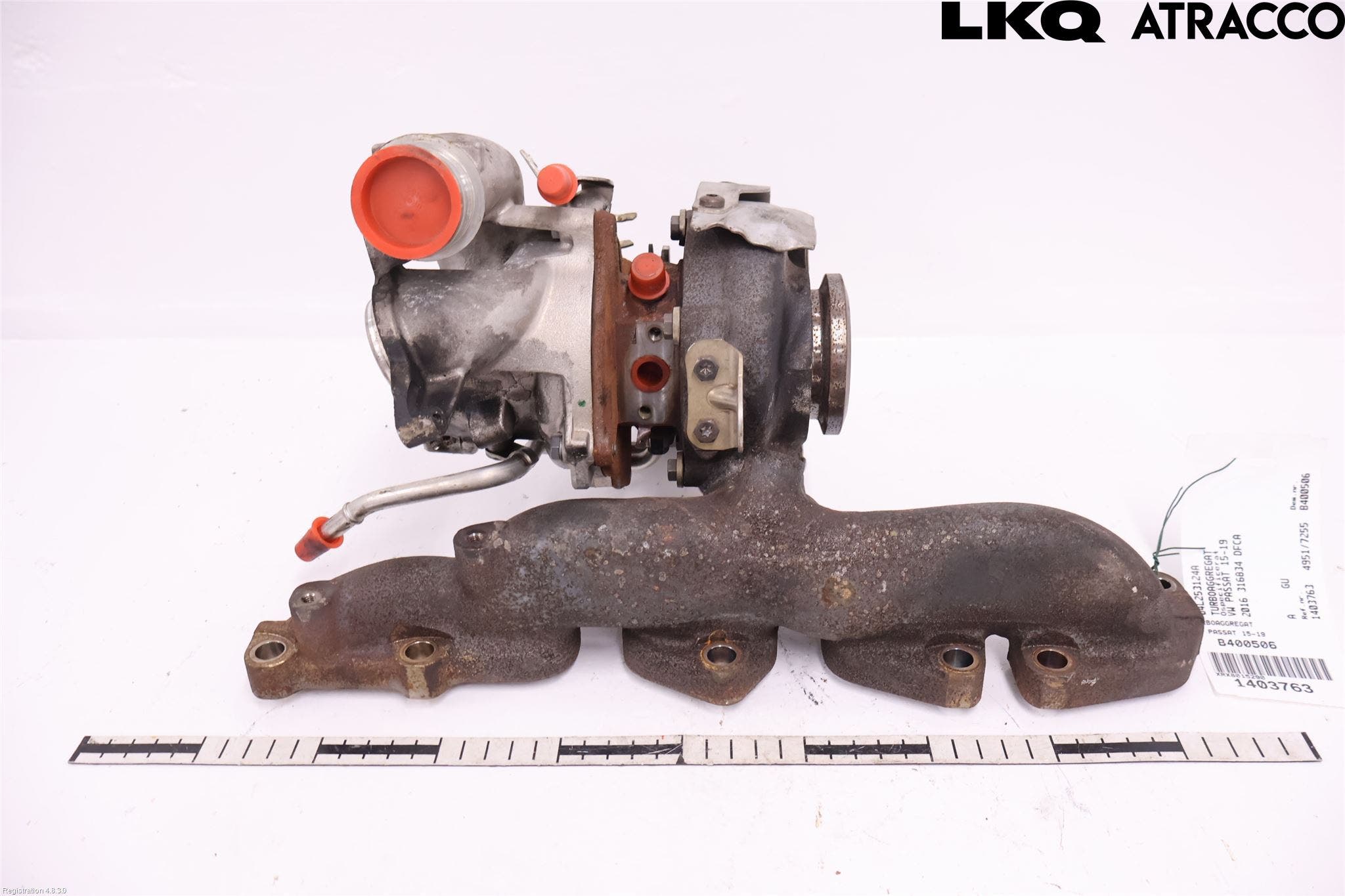 Volkswagen VW PASSAT 15-19 Turboaggregat
