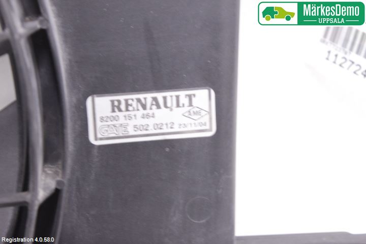 Renault MÉGANE II  03-05 Kylfläkt El