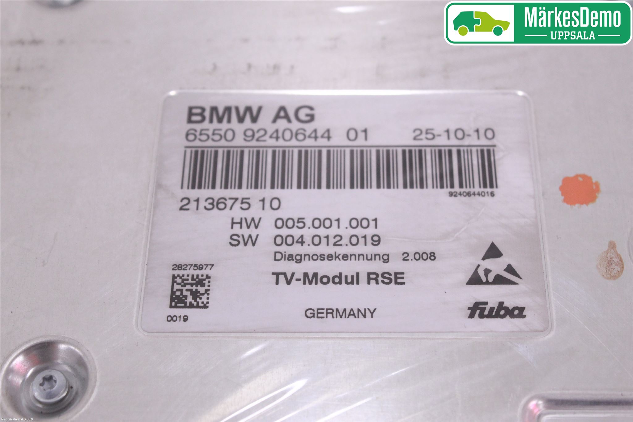 BMW X6 E71/E72   08-14 Styrenhet Övrigt