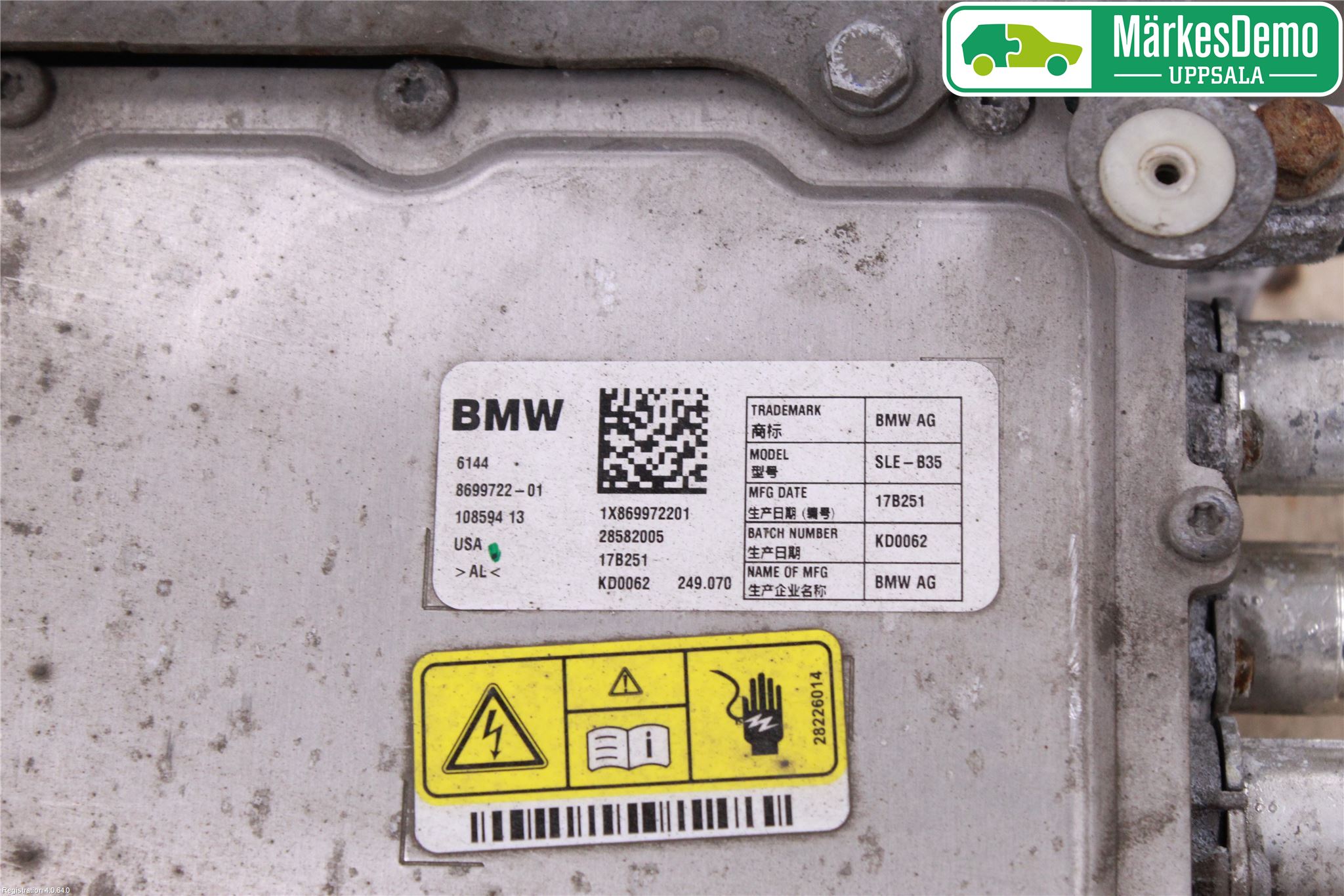 BMW 2 F45 Active Tourer 14-21 Batteriladdare Högspänning