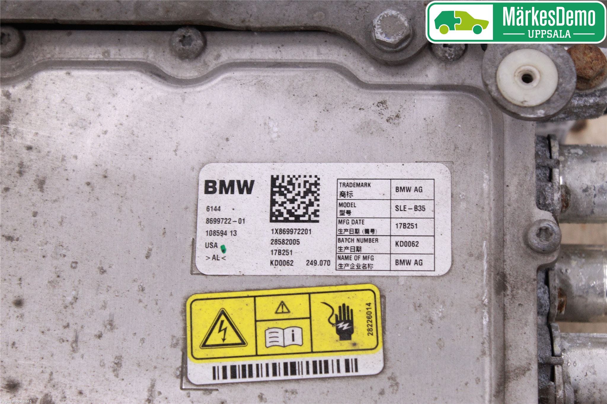 BMW 2 F45 Active Tourer 14-21 Batteriladdare Högspänning