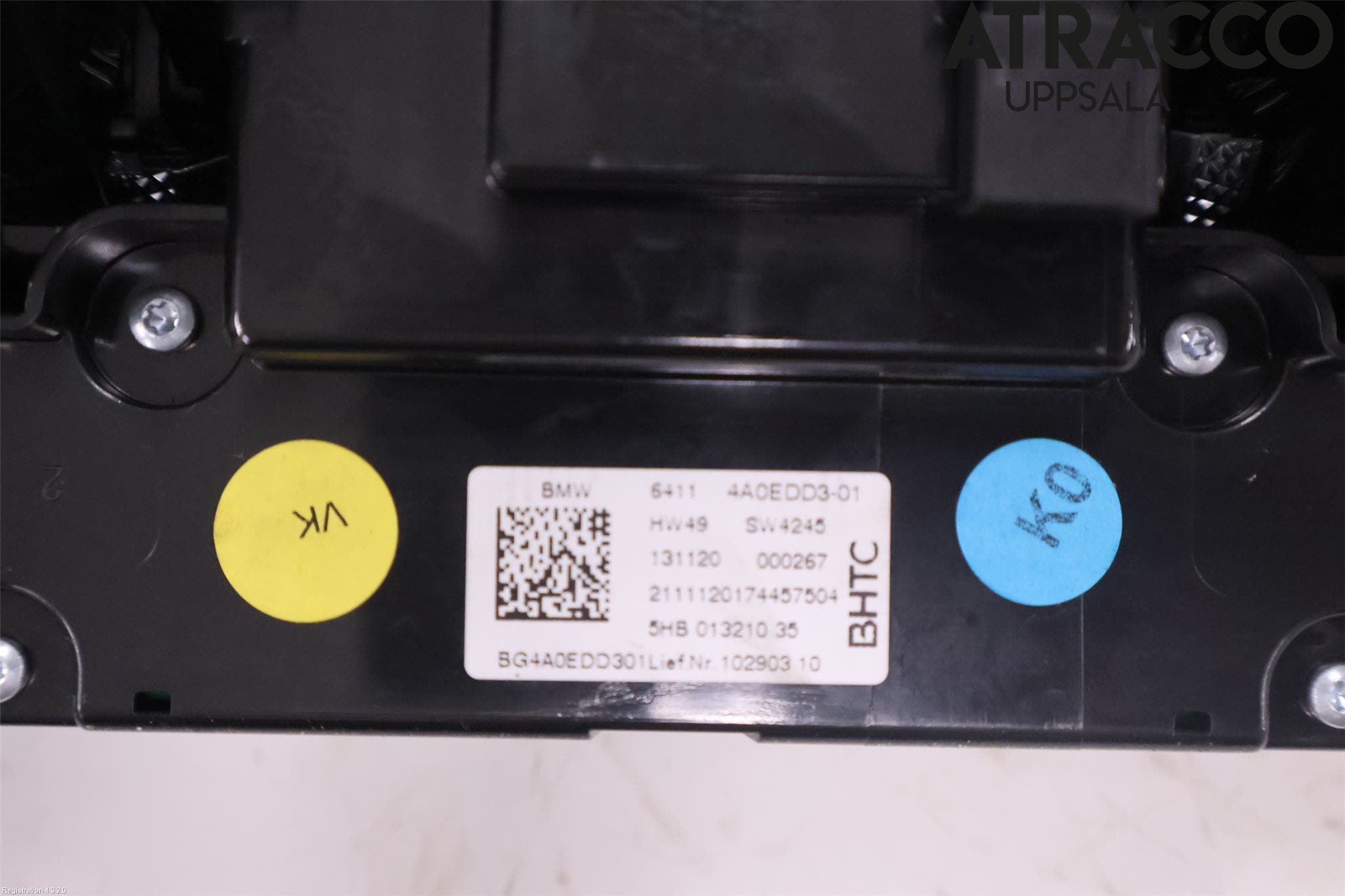 BMW 3 G20/G21/G80/G81 19- Ac Styrenhet Ac Manöveren