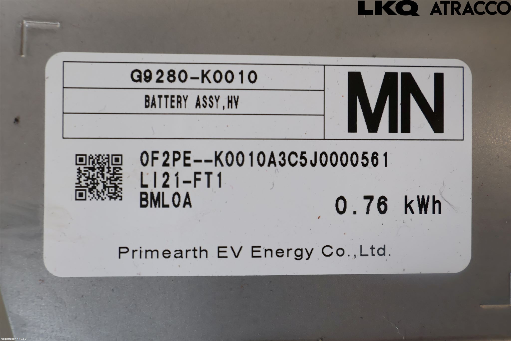 Toyota YARIS XP21 20- Batteri Högspänning