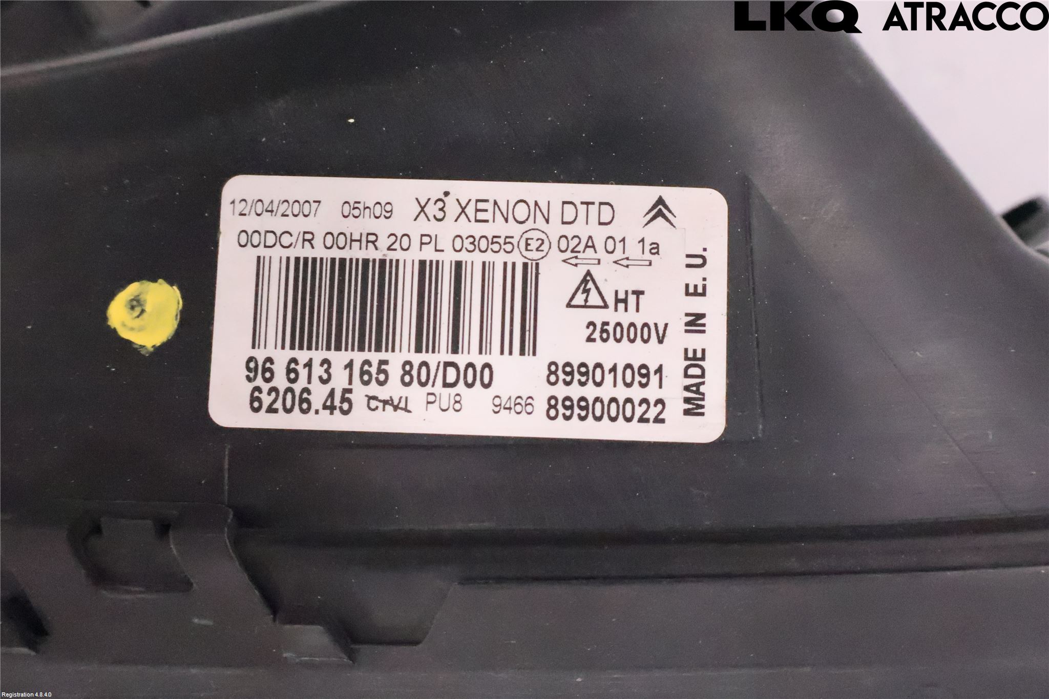 Citroen C5     05-08 Strålkastare Höger