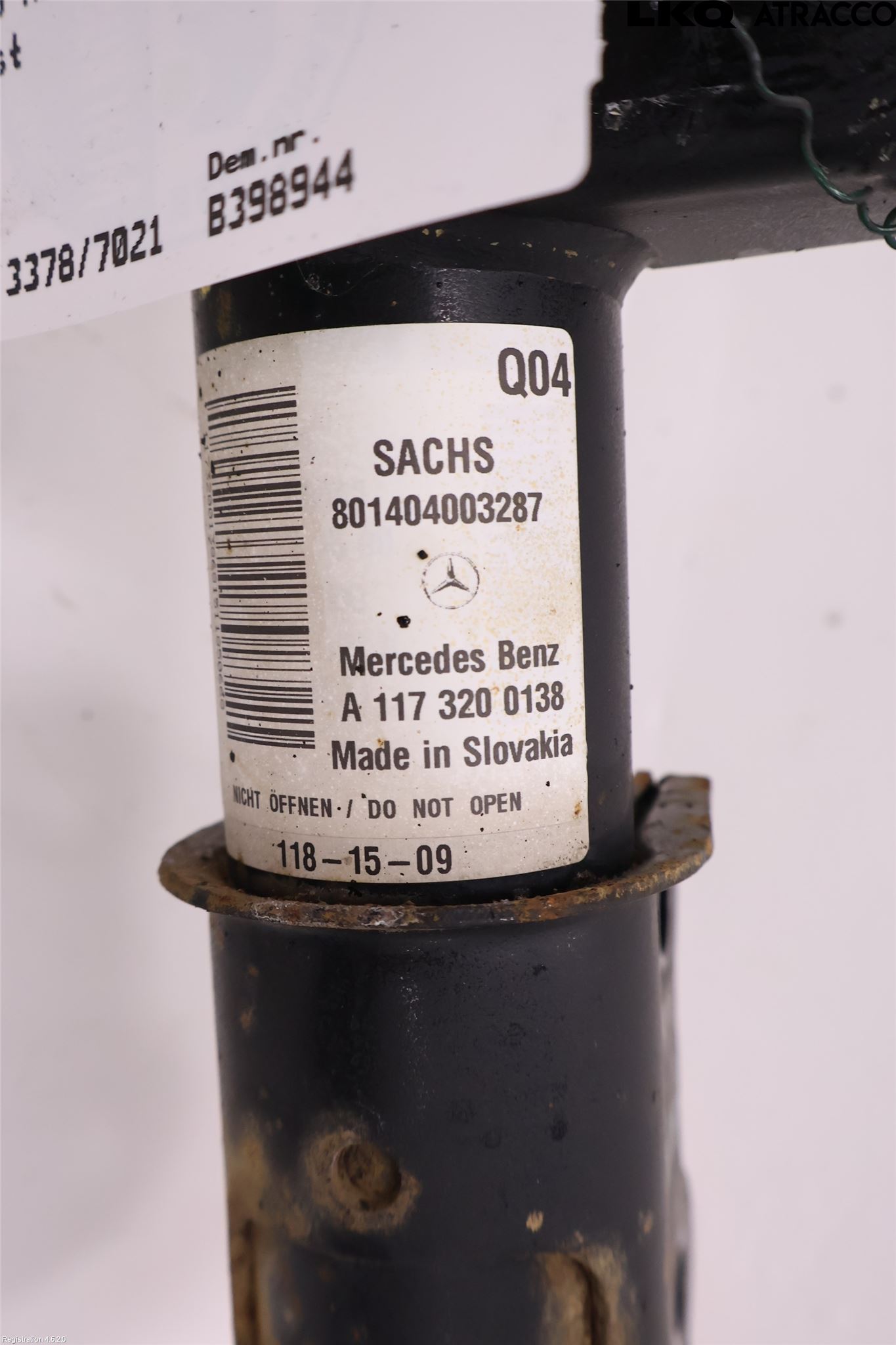 Mercedes-Benz MB CLA-KLASS (C117/X117) 13-19 Fjäderben Fram Vänster
