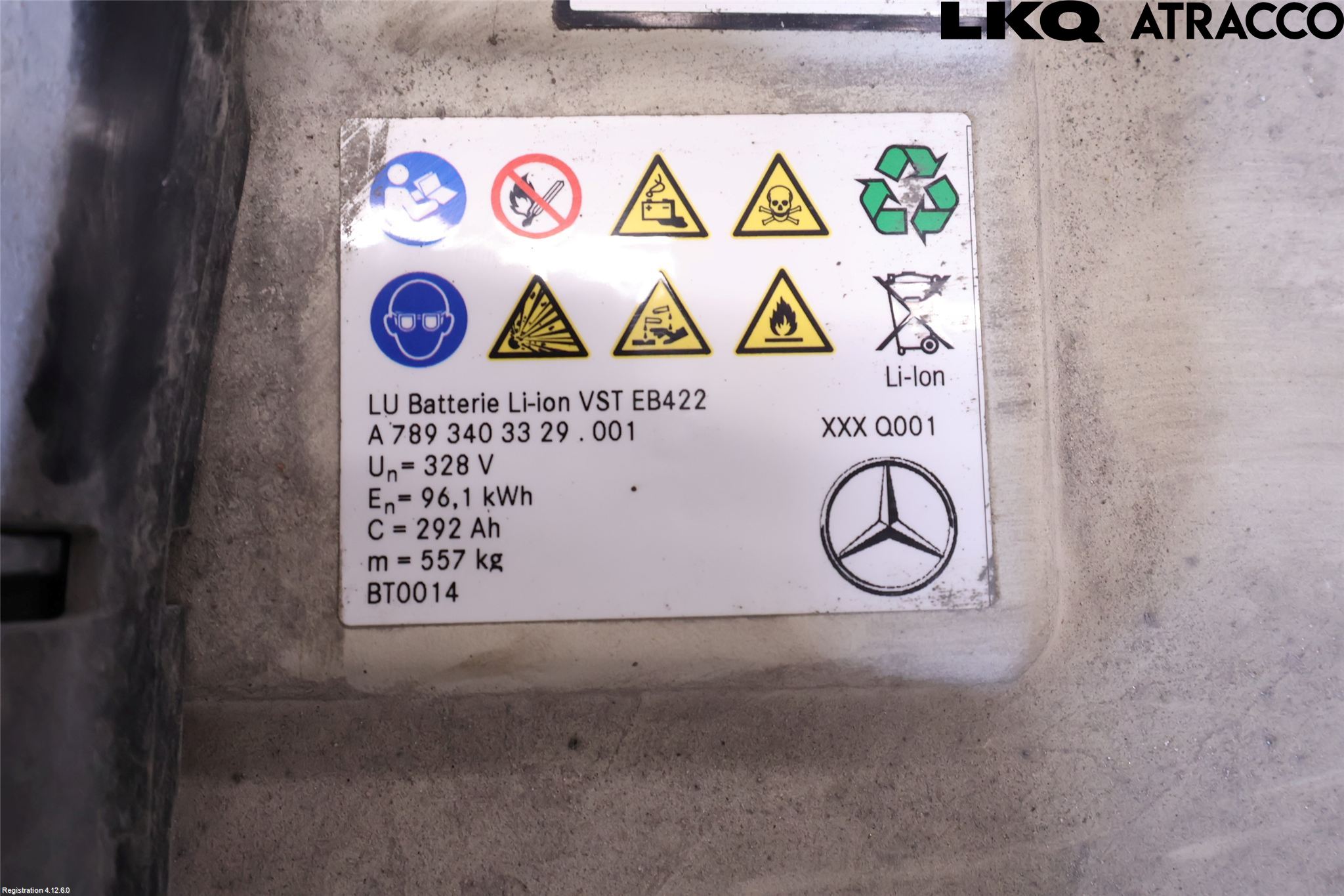 Mercedes-Benz MB EQE (V295) 22- Batteri Högspänning