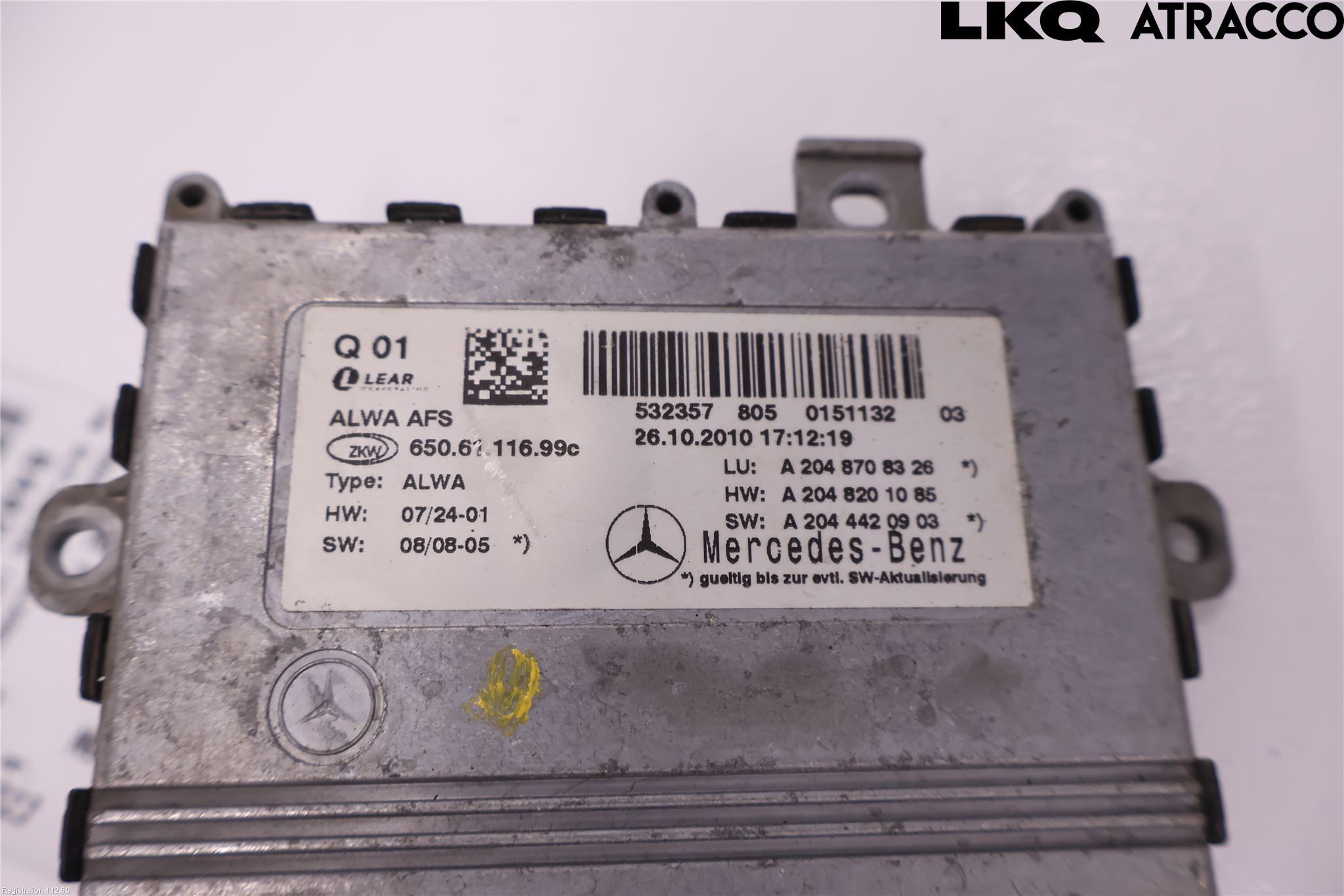 Mercedes-Benz MB GLK-KLASS (X204) 08-16 Styrenhet Strålkastare
