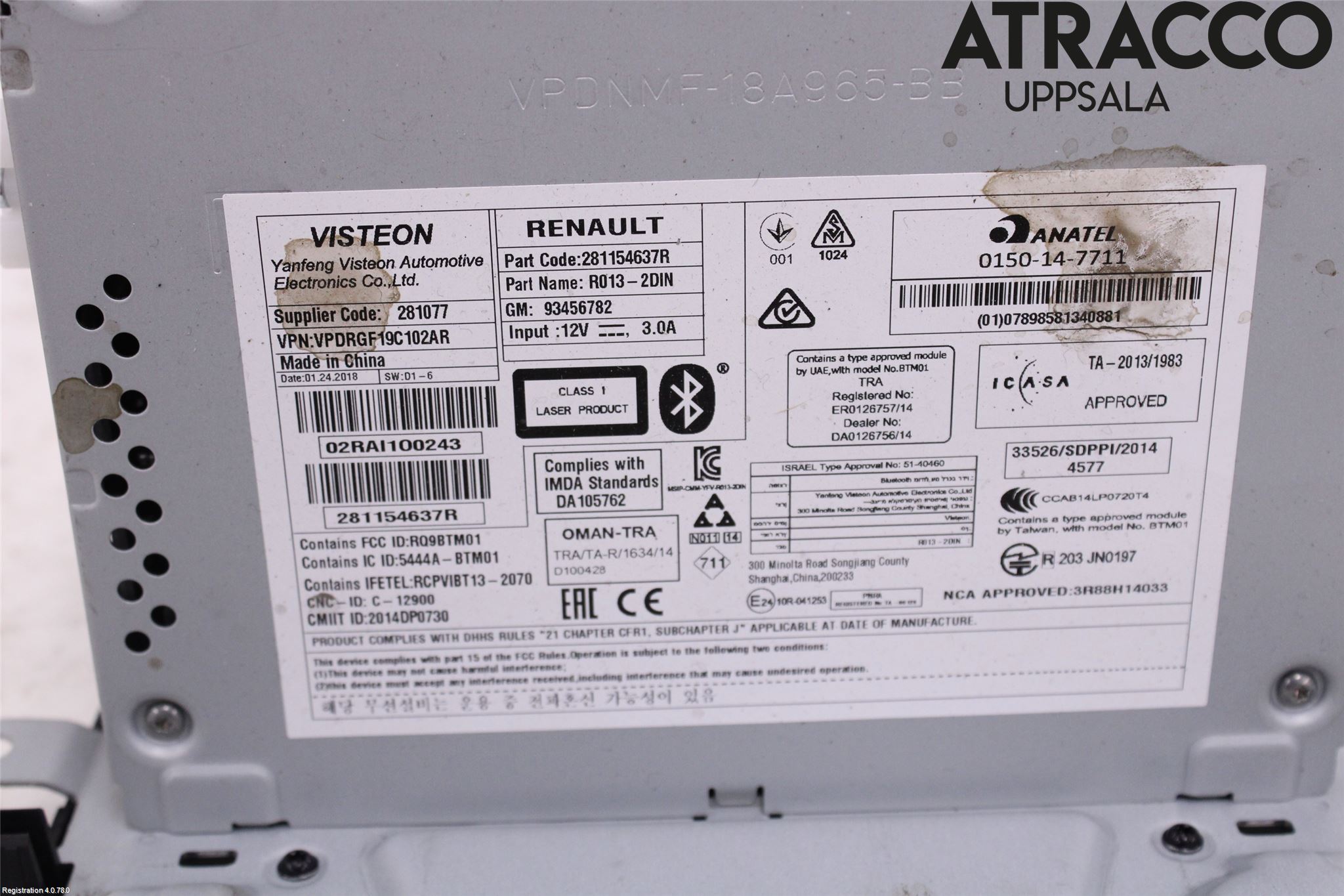 Fiat TALENTO 16- Cd Radio - Multimediapanel