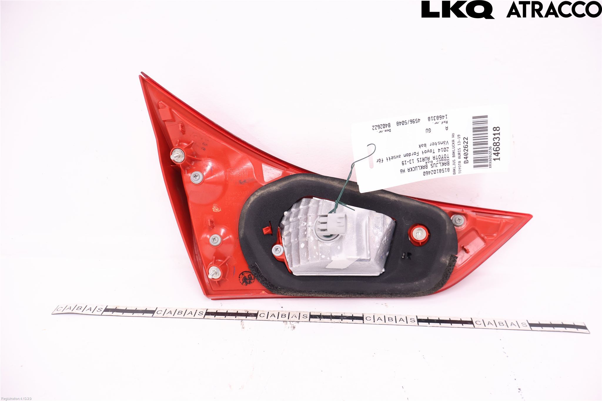 Toyota AURIS 13-19 Bakljus Lucka Hö