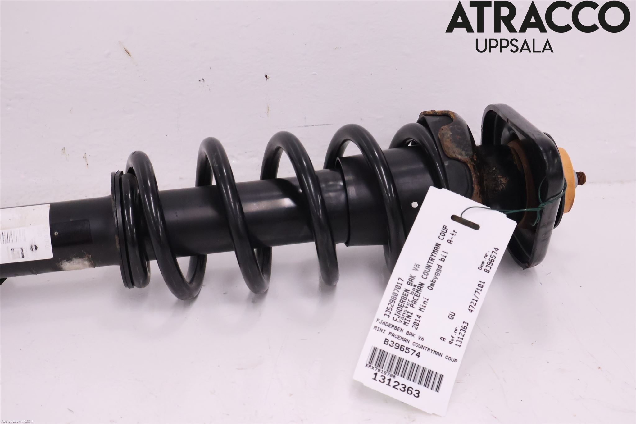 Mini PACEMAN R61 12-17 Fjäderben Bak Vänster