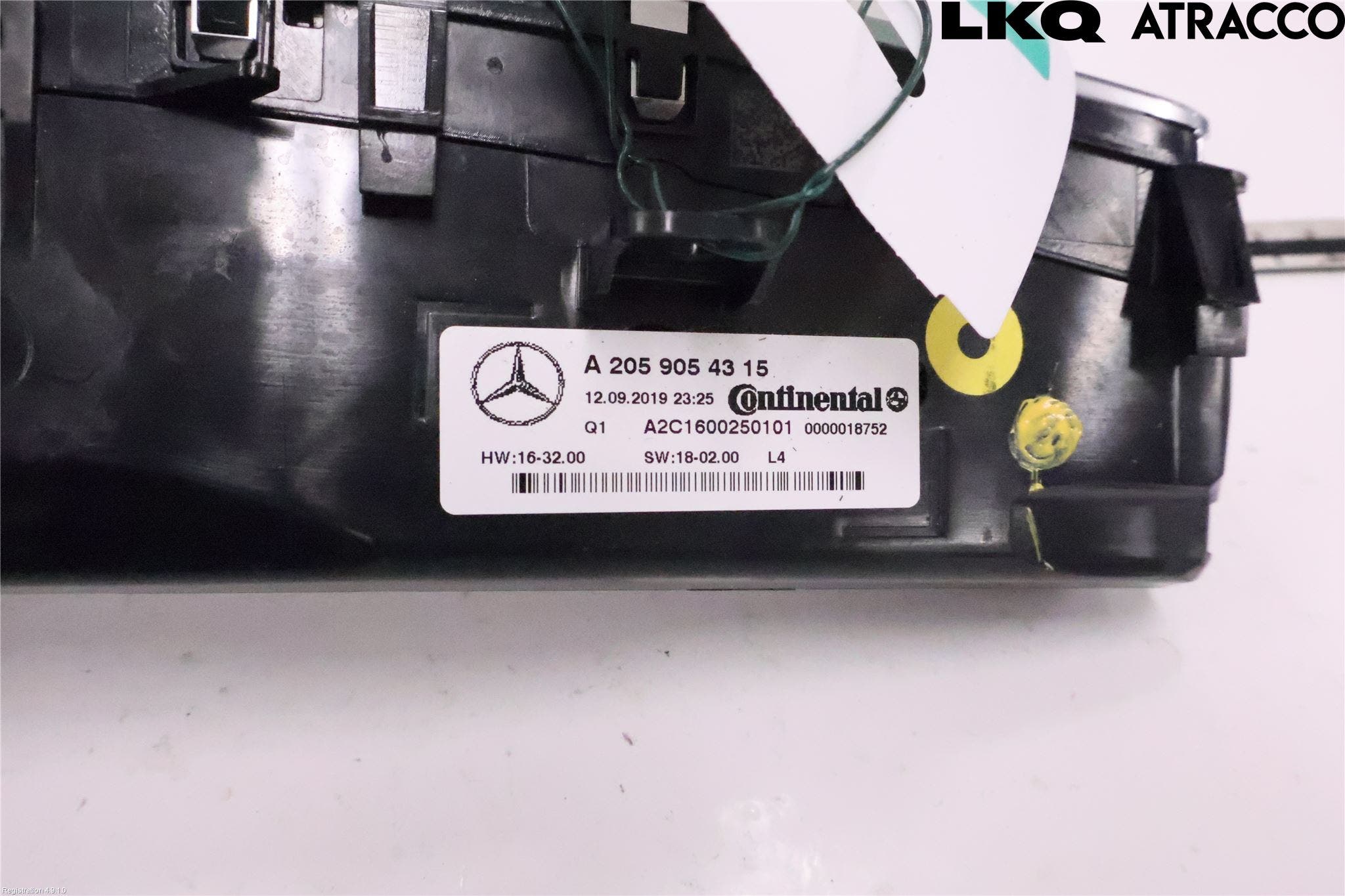 Mercedes-Benz MB C-KLASS (W205) 14-21 Ac Styrenhet Ac Manöveren